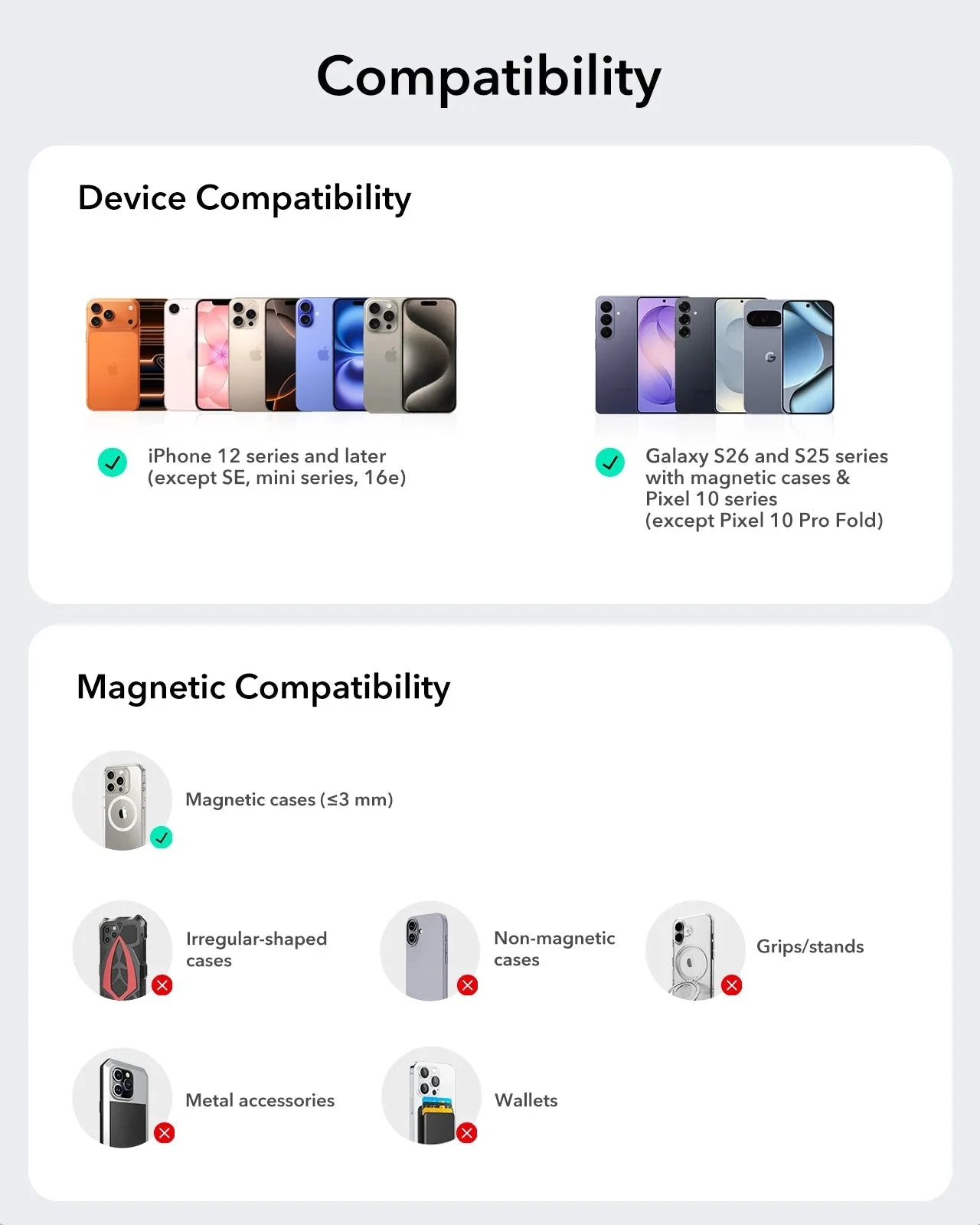 25W CryoBoost Magnetic Car Charger and AirPods Pro 3 FlickLock Case Bundle - Black&Gray - Image 2
