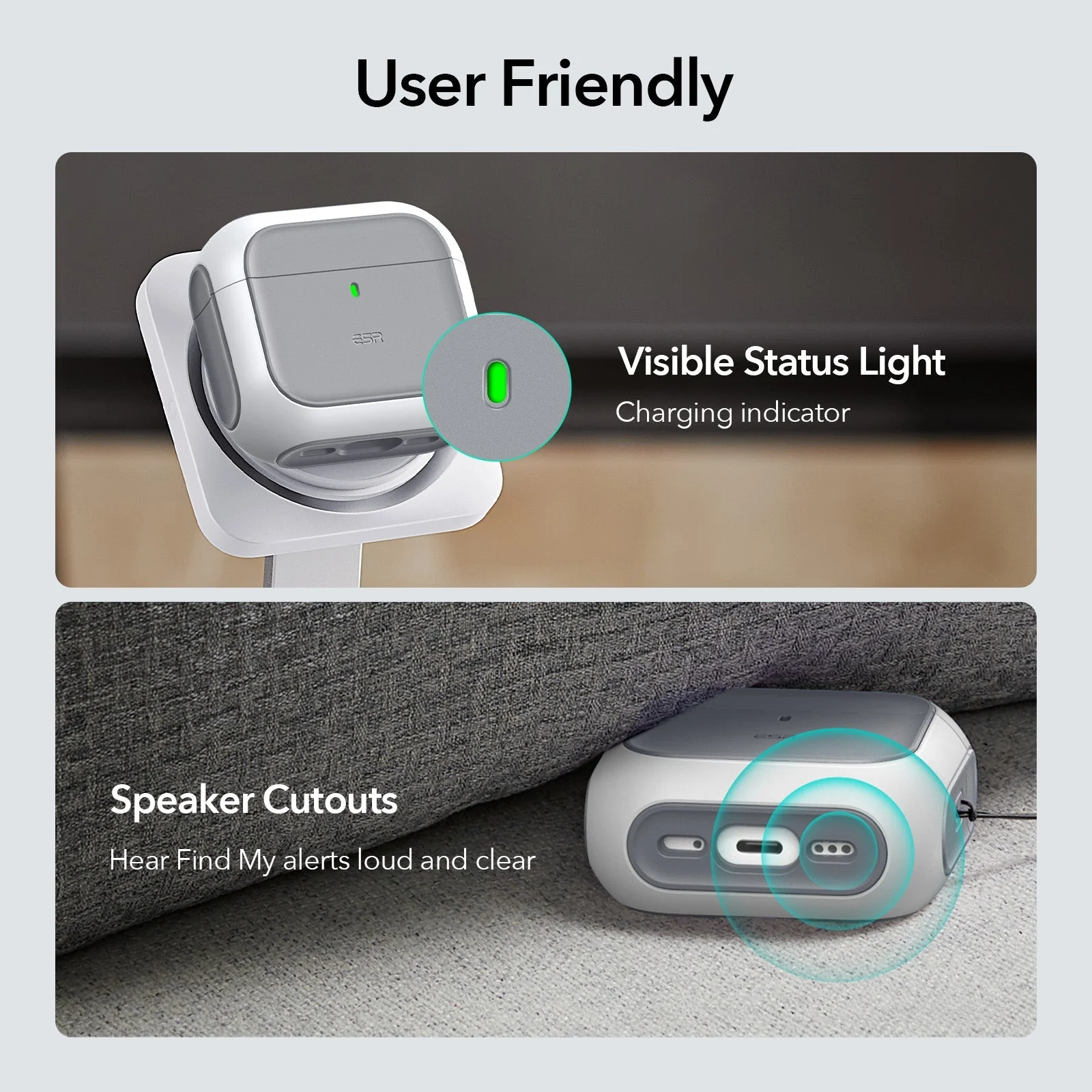 AirPods 4 Orbit Hybrid Case (HaloLock) - Purple - Image 8