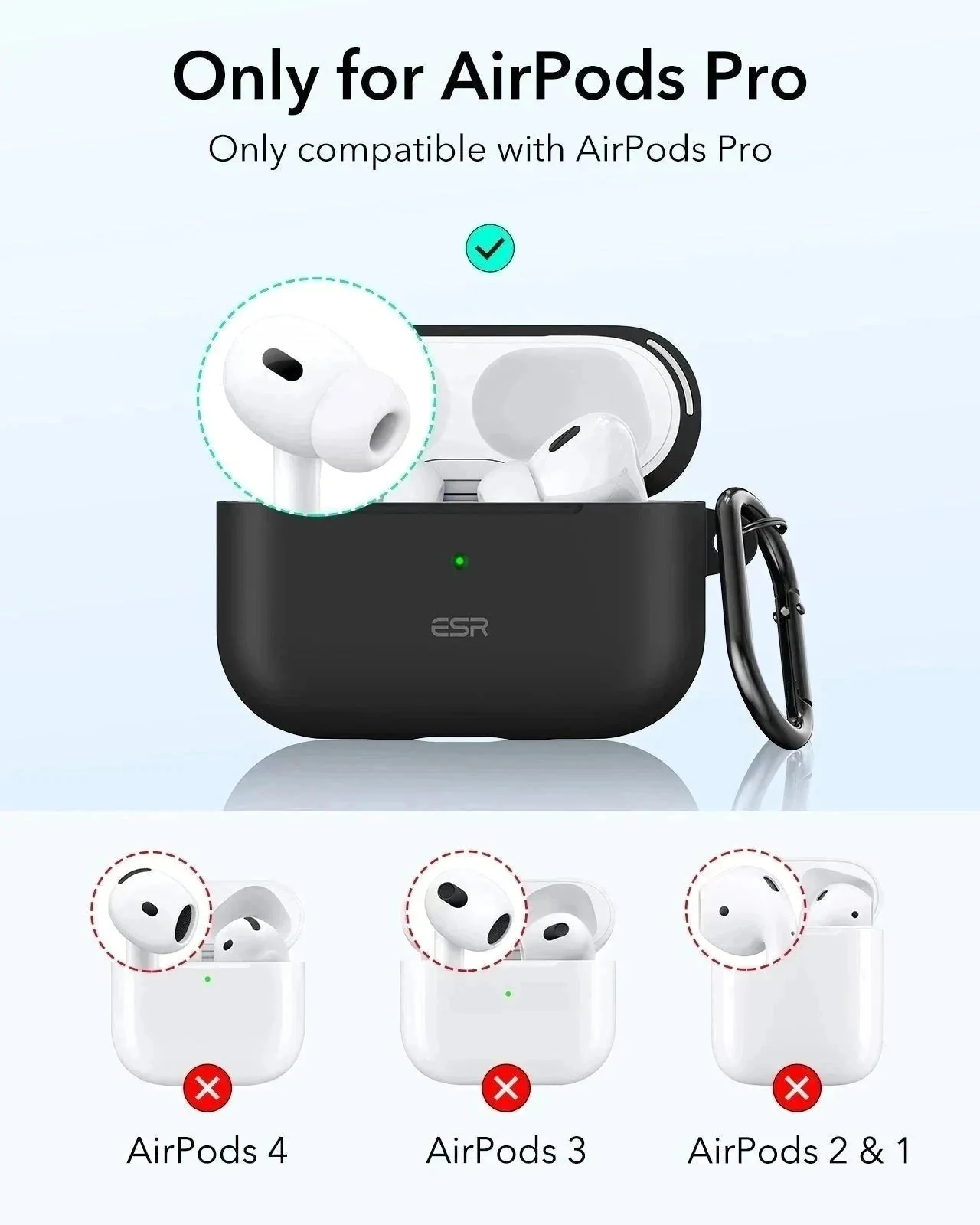 AirPods Pro (2023/2022/2019) Cloud Soft Case - Brilliant White - Image 2