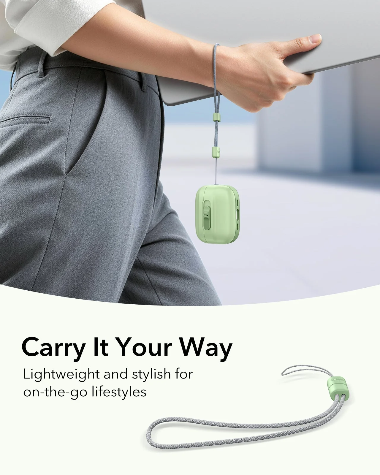 AirPods Pro 3 Pulse FlickLock Magnetic Case - Light Green - Image 9