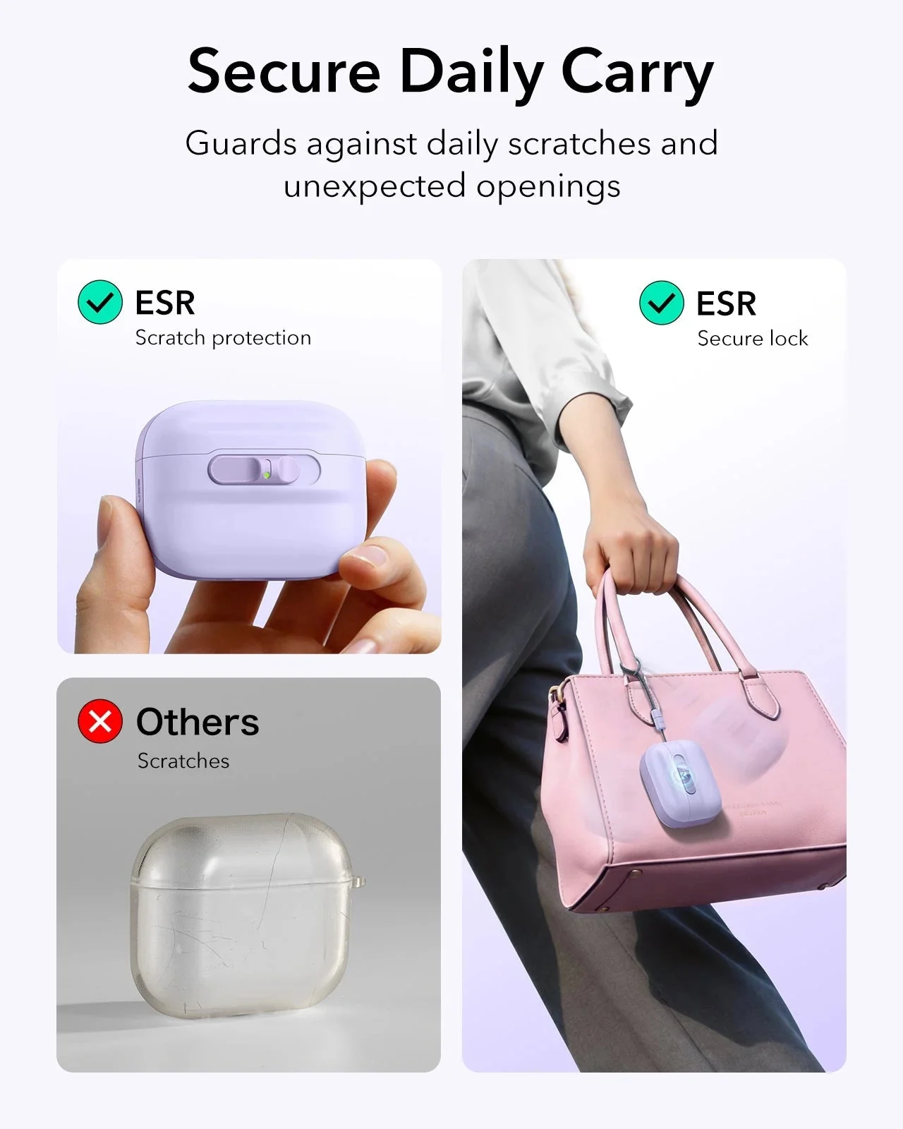 AirPods Pro 3 Pulse FlickLock Magnetic Case - Purple - Image 6