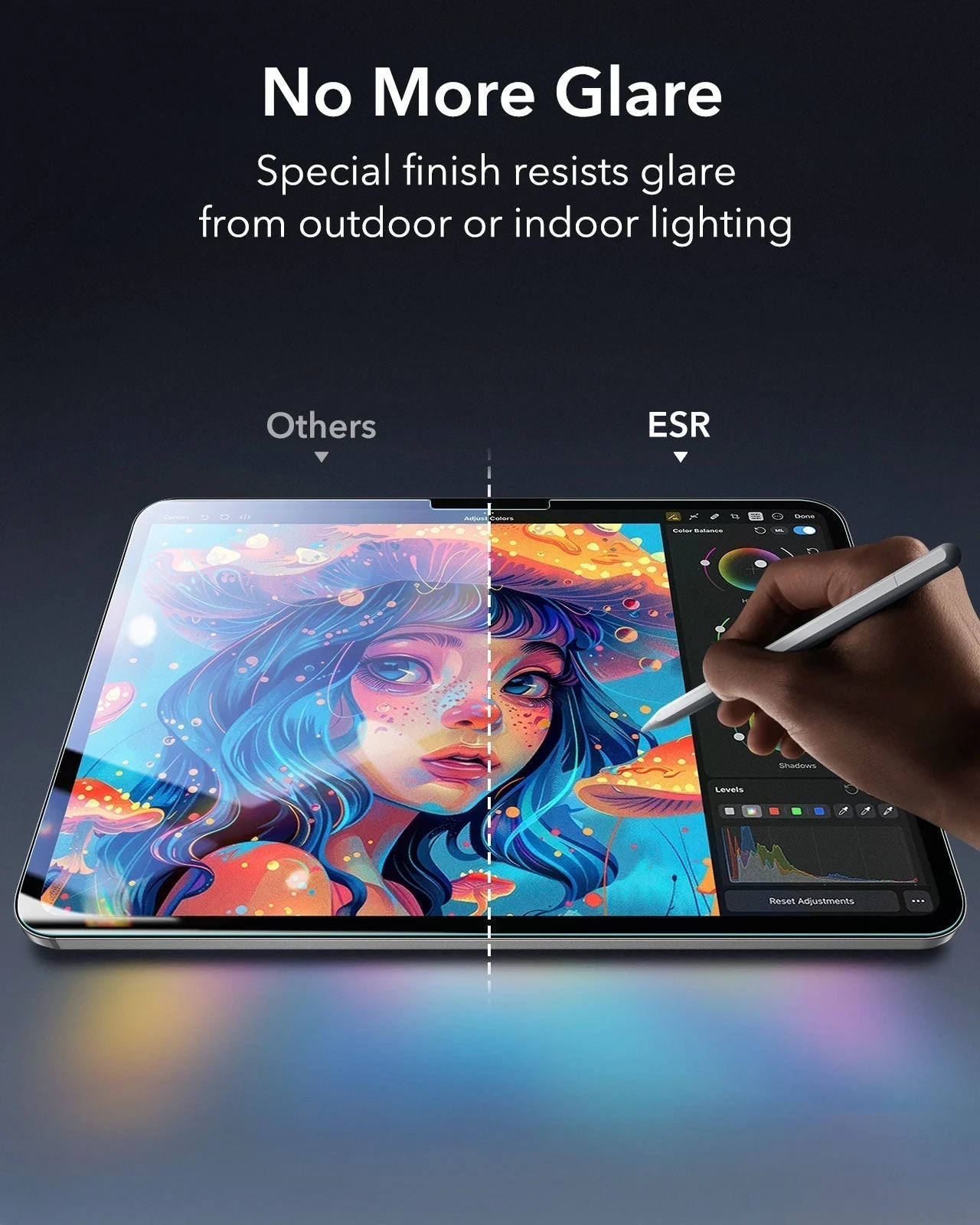 iPad Pro 13" (M4) 2024 UltraFit Armorite Paper-Feel Screen Protector ā 2 Pack - Image 7