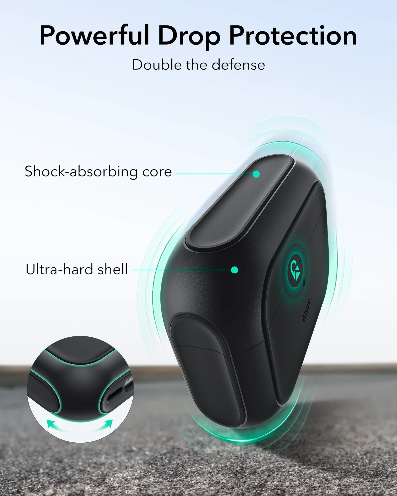 25W CryoBoost 3-in-1 Magnetic Charger (Qi2) and AirPods Pro 3 Orbit Hybrid Case Bundle - US Plug–Black - Image 15