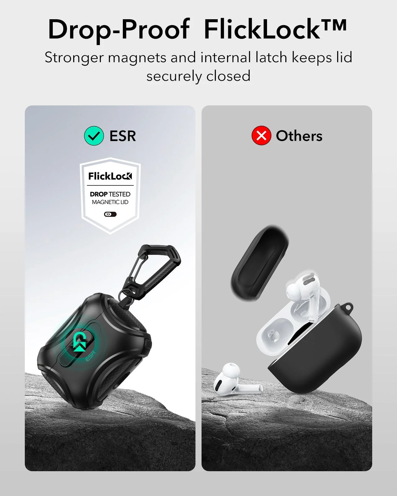 25W CryoBoost Magnetic Car Charger and AirPods Pro 3 FlickLock Case Bundle - Black - Image 12