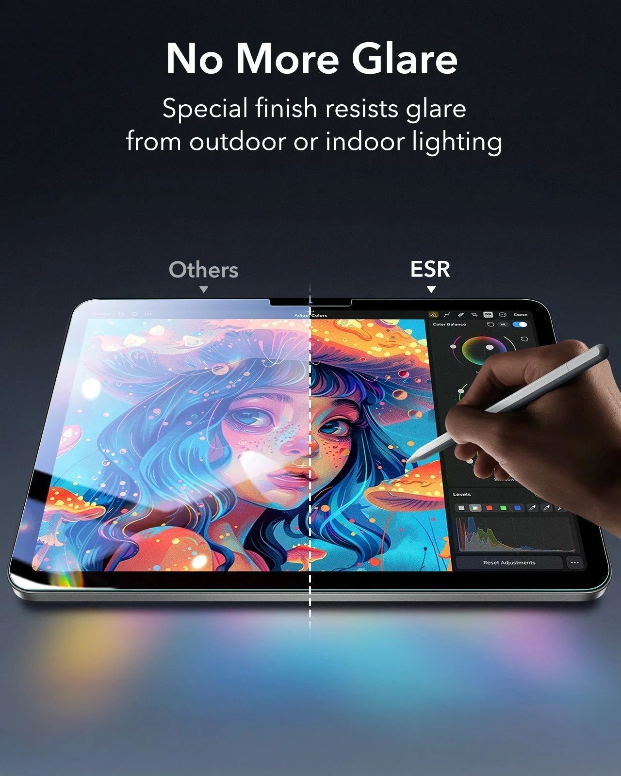 iPad Air 11" (M4) 2026 Bundle Flip Magnetic Case with Pencil Holder & Armorite® Paper-Feel Protection - Black - Image 15