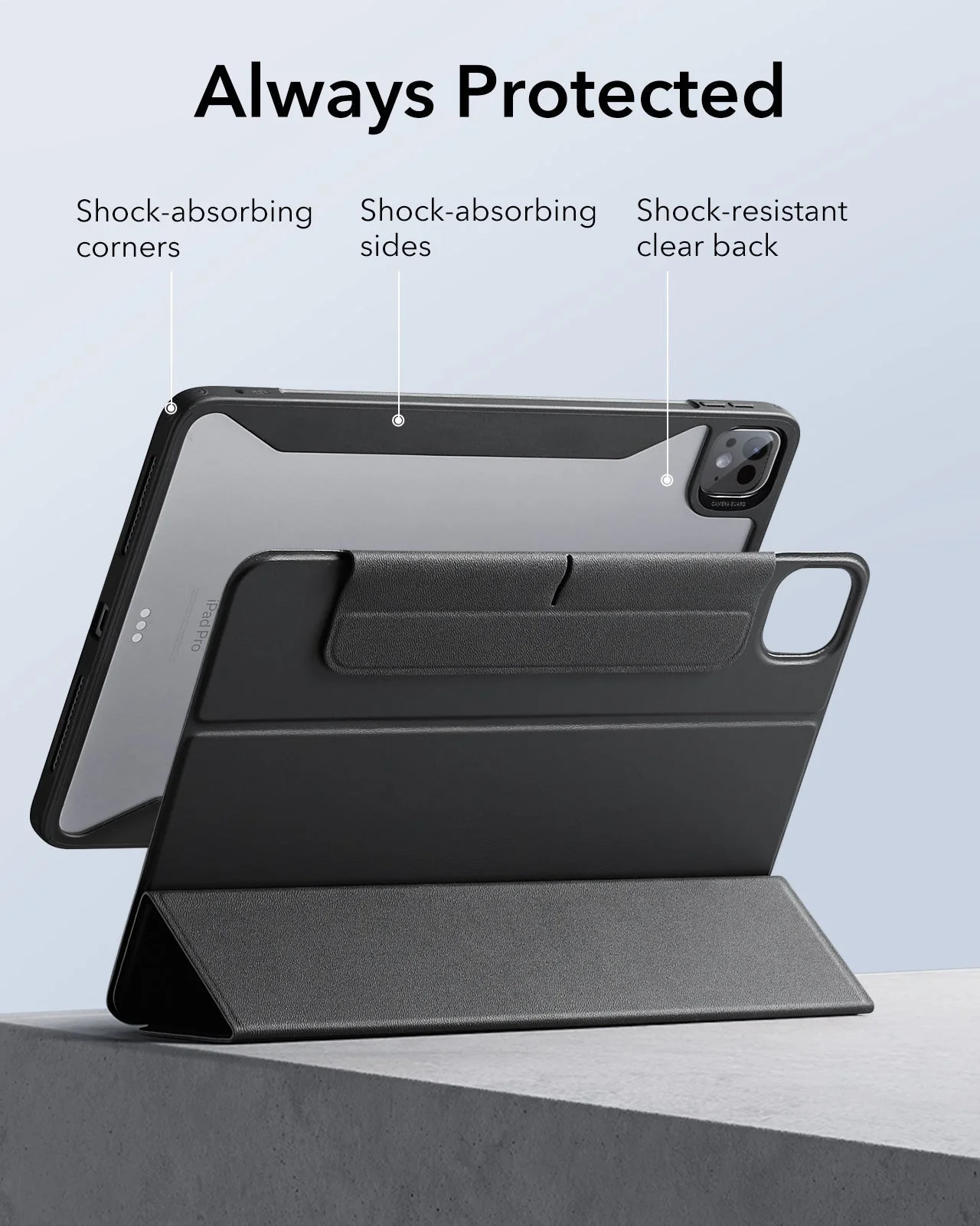 iPad Pro 11ʺ (2024) Rebound Hybrid Case 360 with Digital Pencil Bundle - Black - Image 7