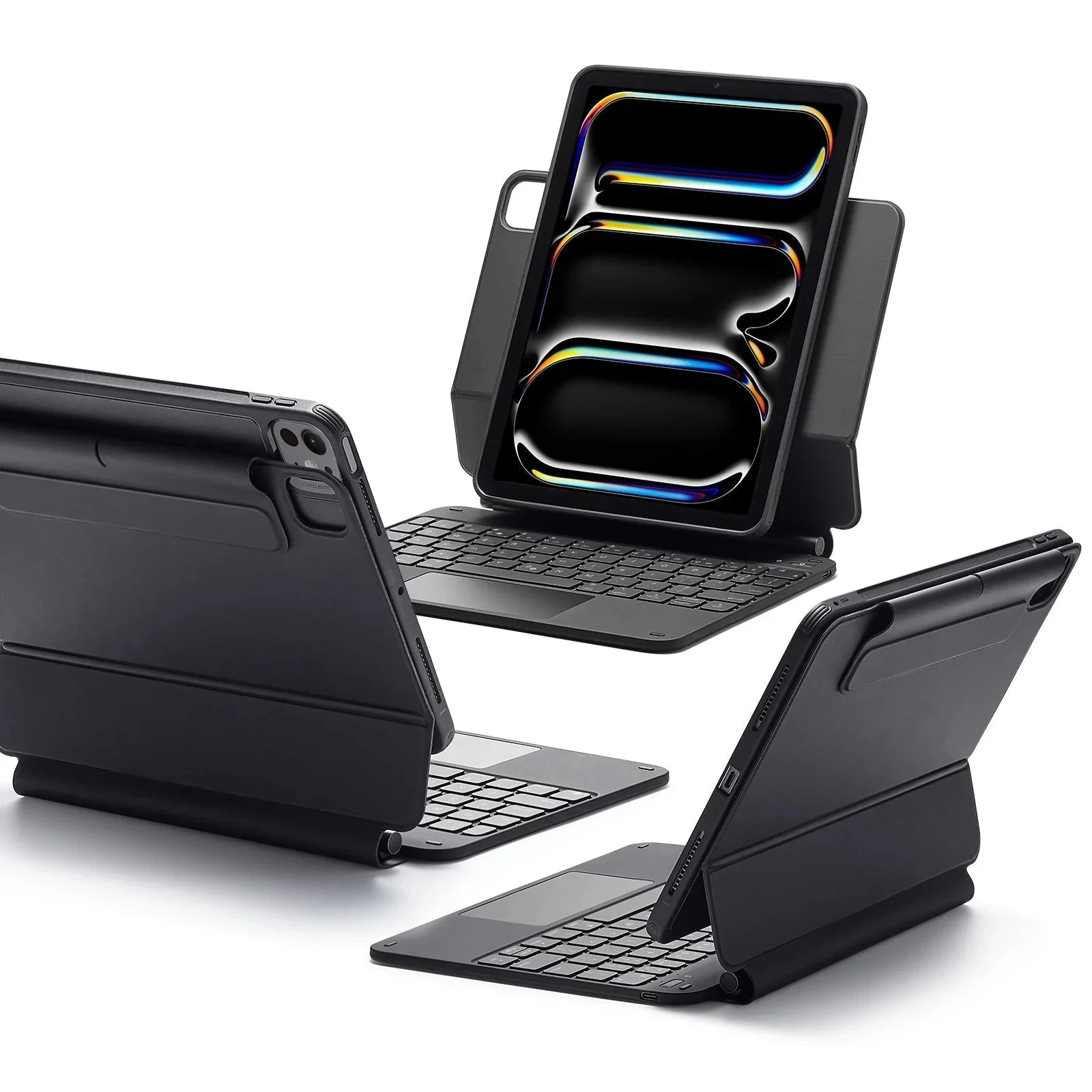 iPad Pro 11” (2025) Rebound Magnetic Keyboard Case 360 - UK Layout-Black