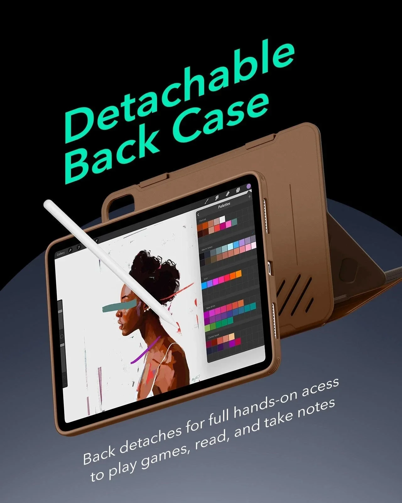 iPad Air 11" (M4) 2026 Shift Magnetic Case - Brown - Image 5