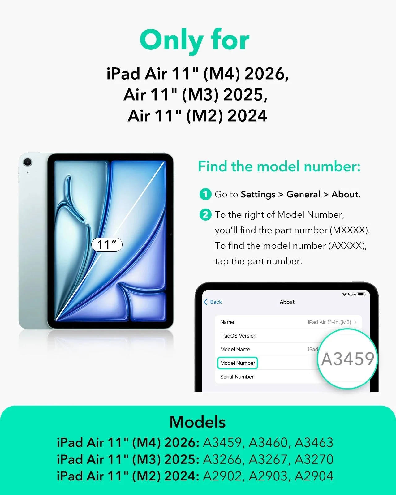 iPad Air 11" (2025) UltraFit Classic Paper-Feel Screen Protector – 2 Pack - Image 2