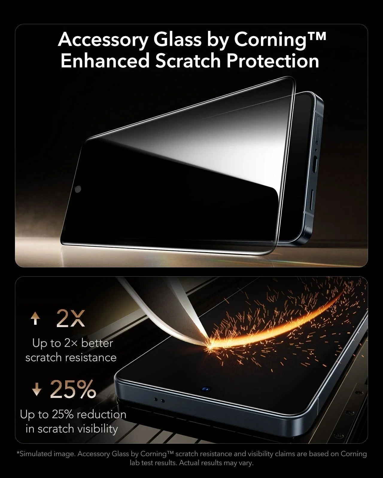 Galaxy S26 Ultra Bundle Classic Hybrid Magnetic Case and Armorite® Pro Privacy Screen Protector - Clear Black - Image 11
