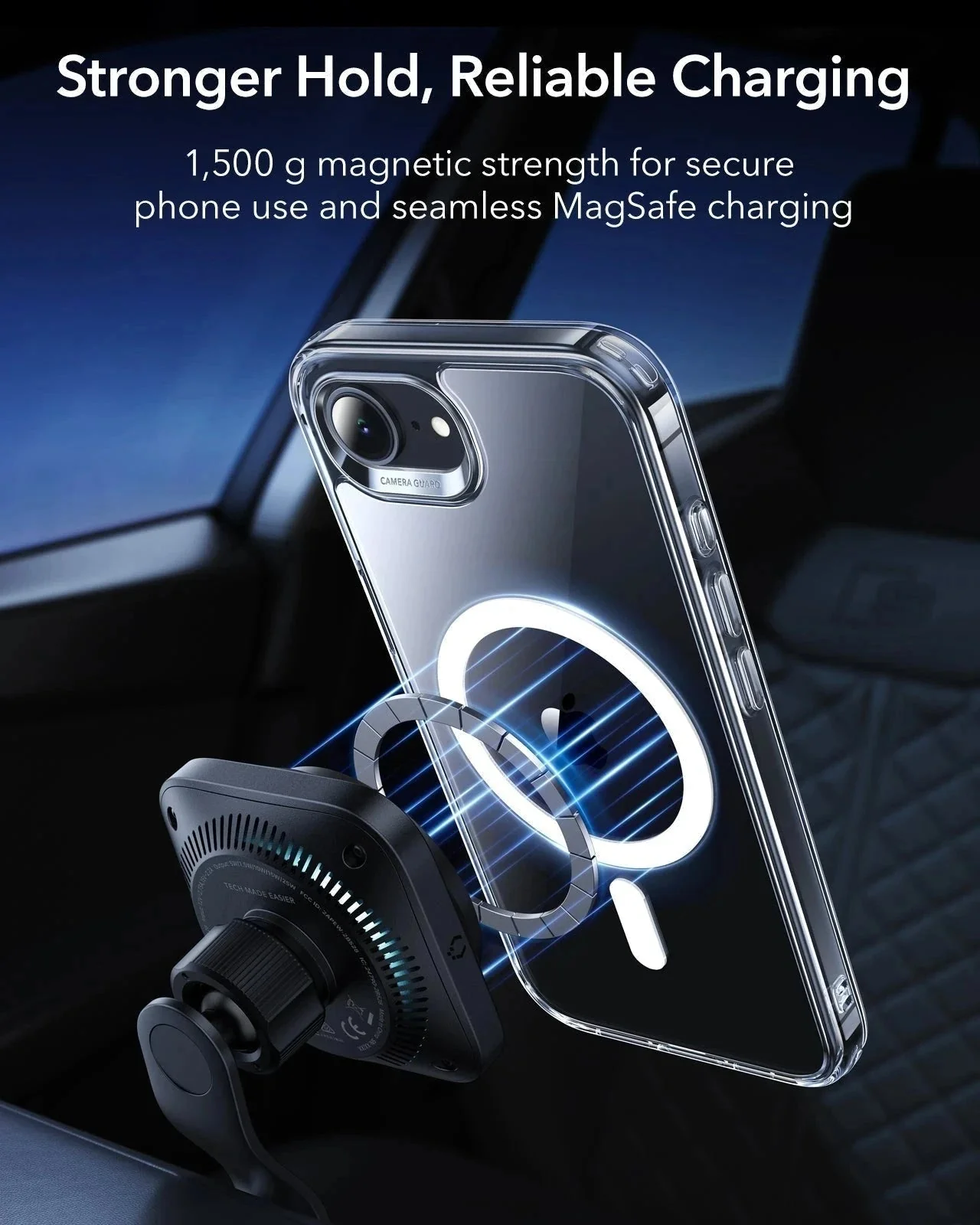 iPhone 17e Bundle Classic Hybrid Magnetic Case & ArmoriteĀ® Screen Protector - Clear - Image 6