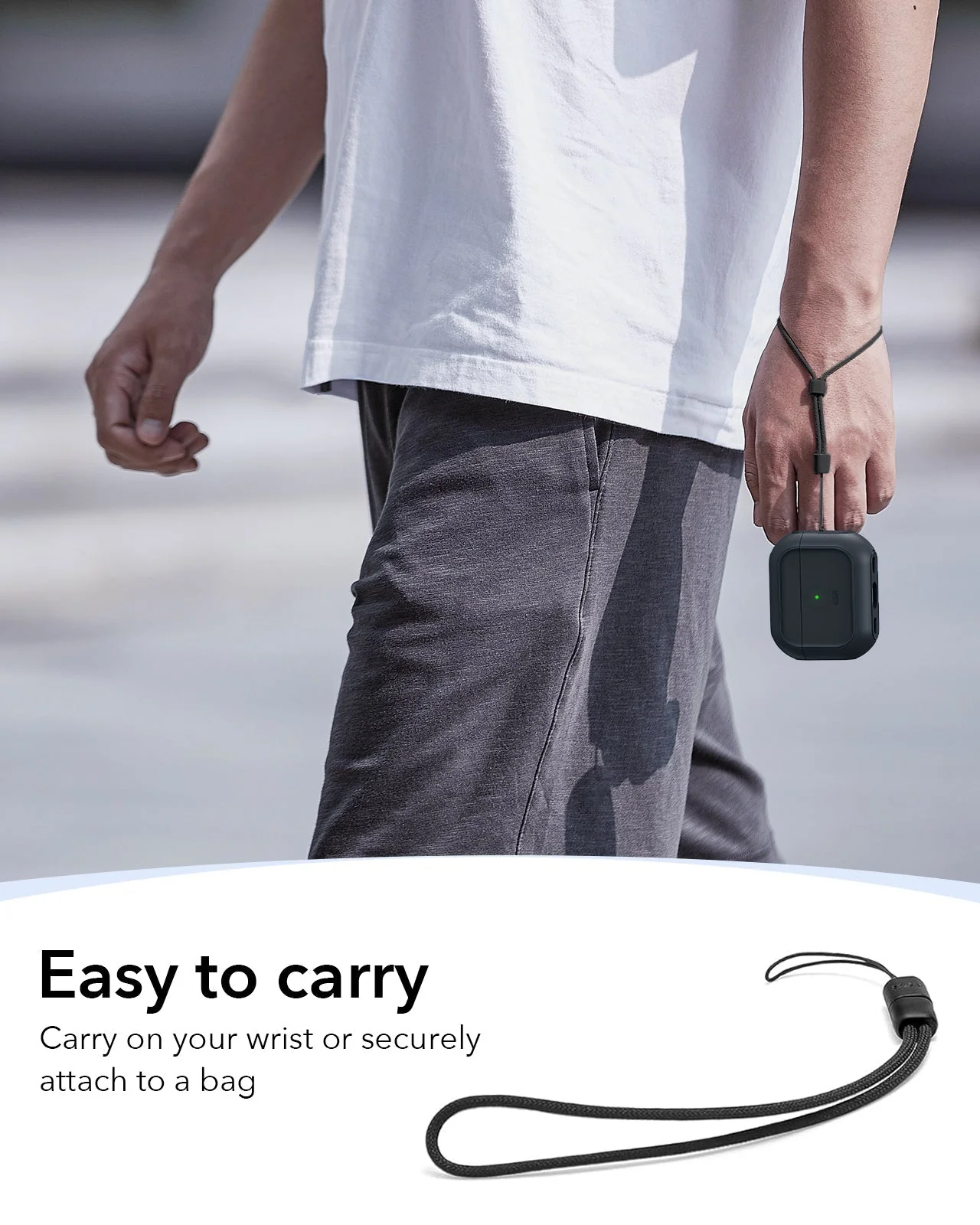 Magnetic Wireless Car Charger and AirPods Pro 3 Orbit Case Bundle-Black - Image 15