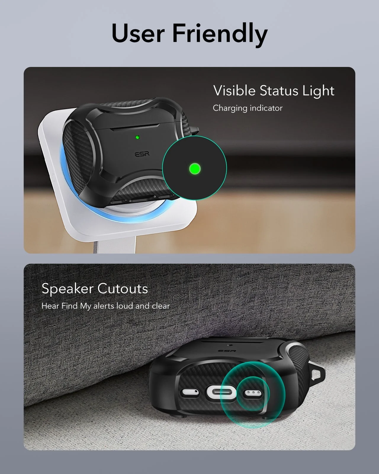 15W CryoBoost Car Charger and AirPods Pro 3 Cyber Tough Case Bundle-Black - Image 16