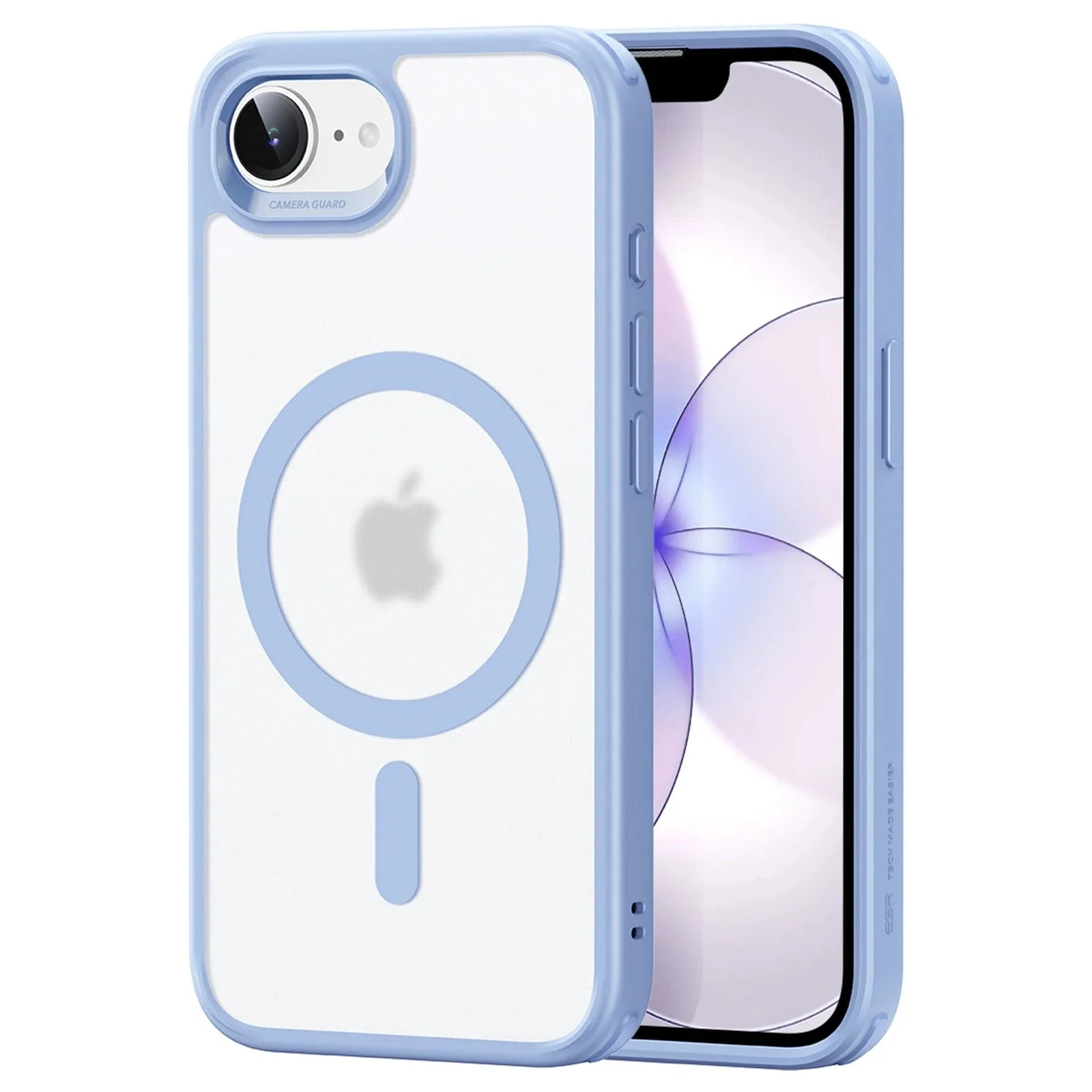 iPhone 17e Classic Hybrid Magnetic Case - Frosted Light Blue