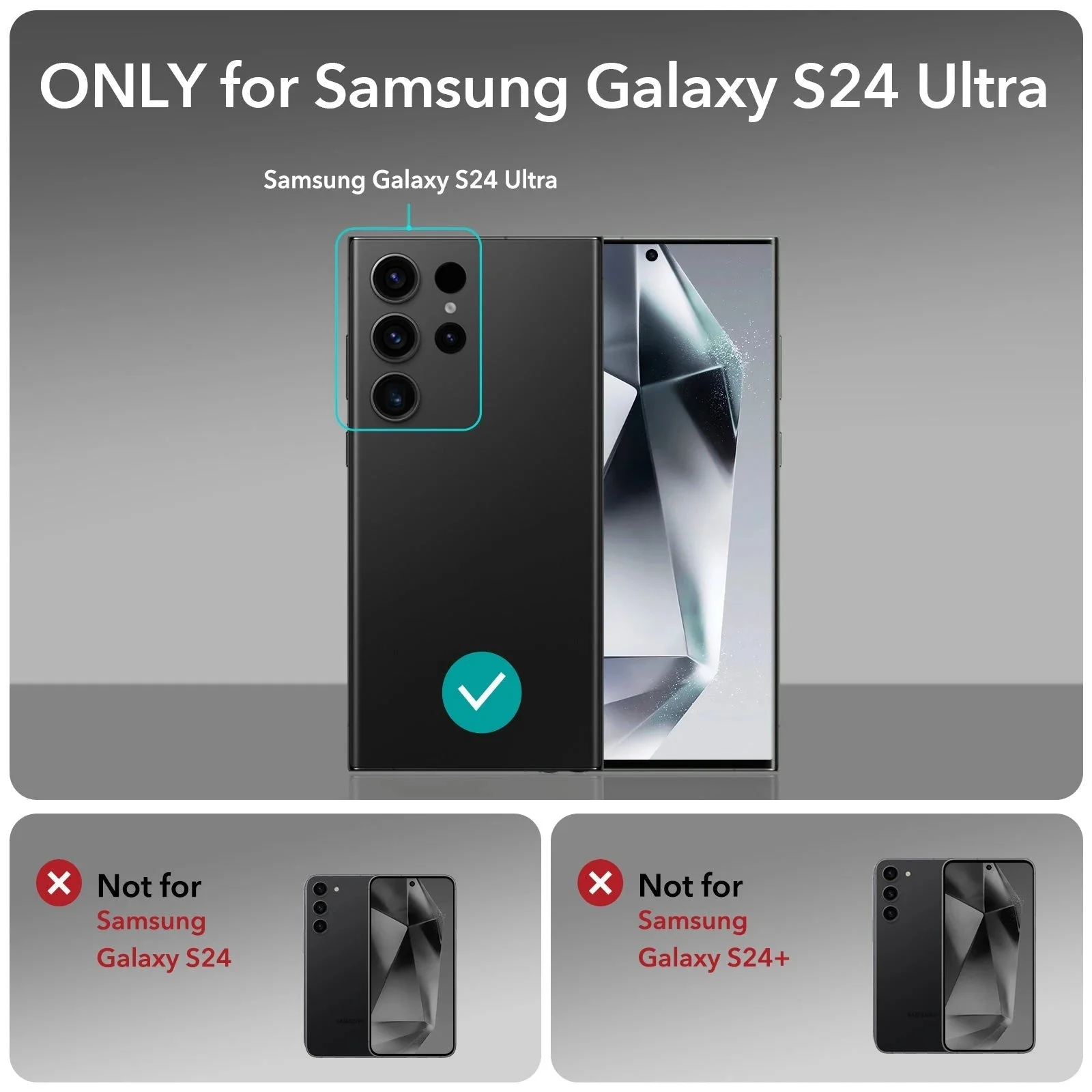 Galaxy S24 Ultra Boost Kickstand Case - Clear - Image 8