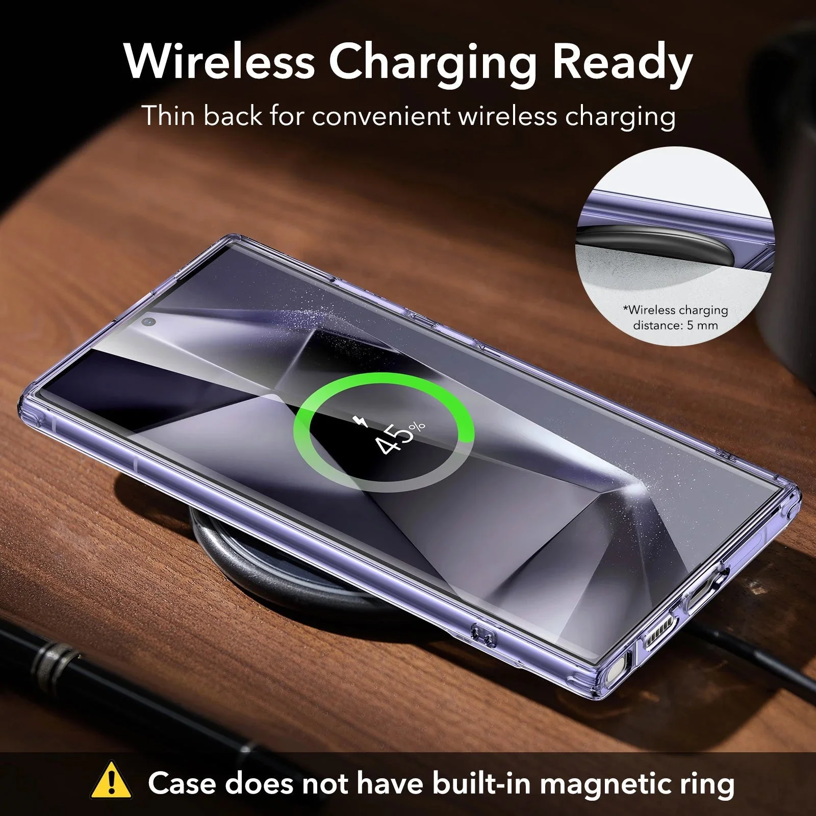 Galaxy S24 Ultra Boost Kickstand Case - Clear Purple - Image 7