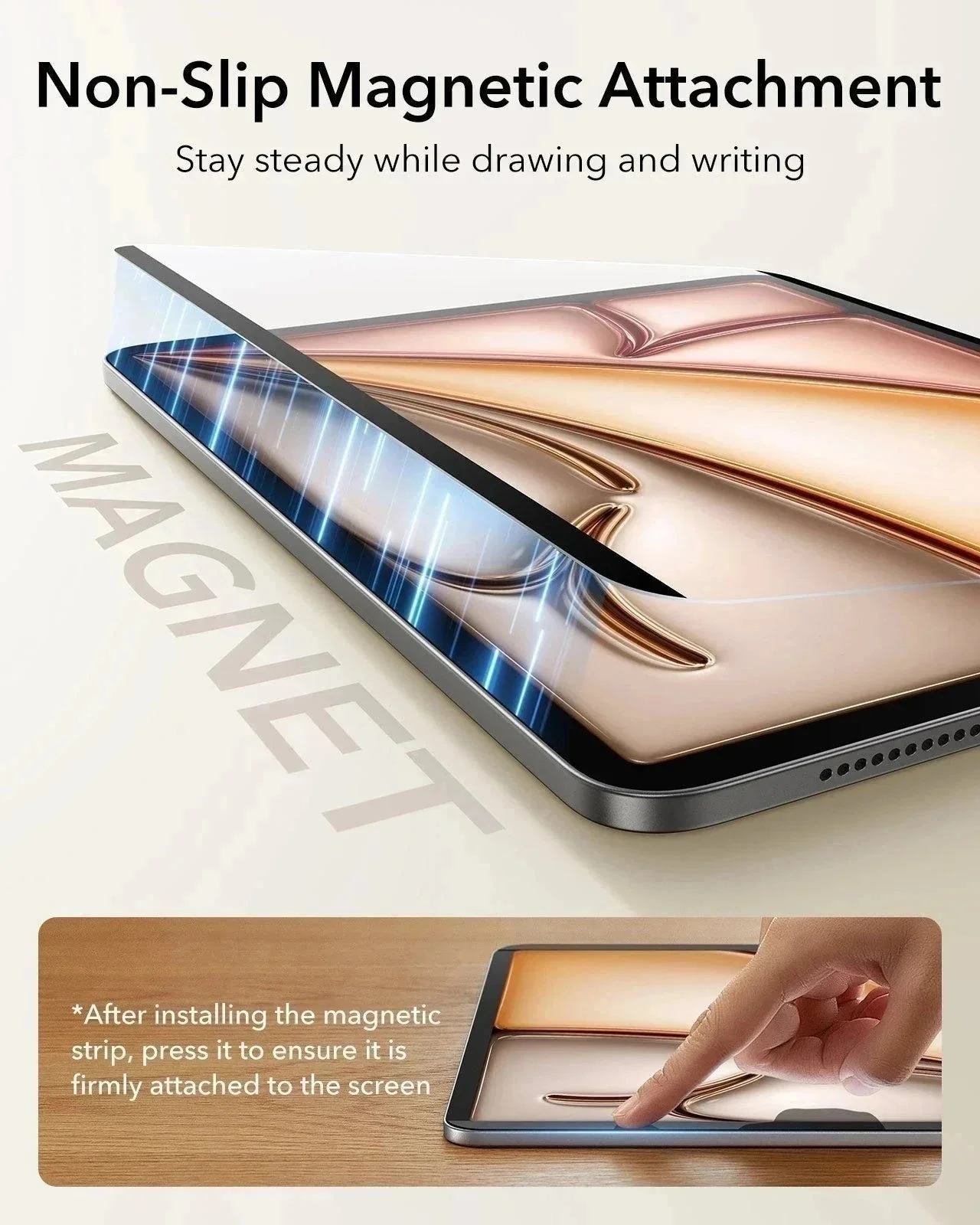 iPad Air 11” (2025) Rebound Magnetic Keyboard Case 360 Protection Paper-Feel Bundle-UK Layout-Black - Image 21