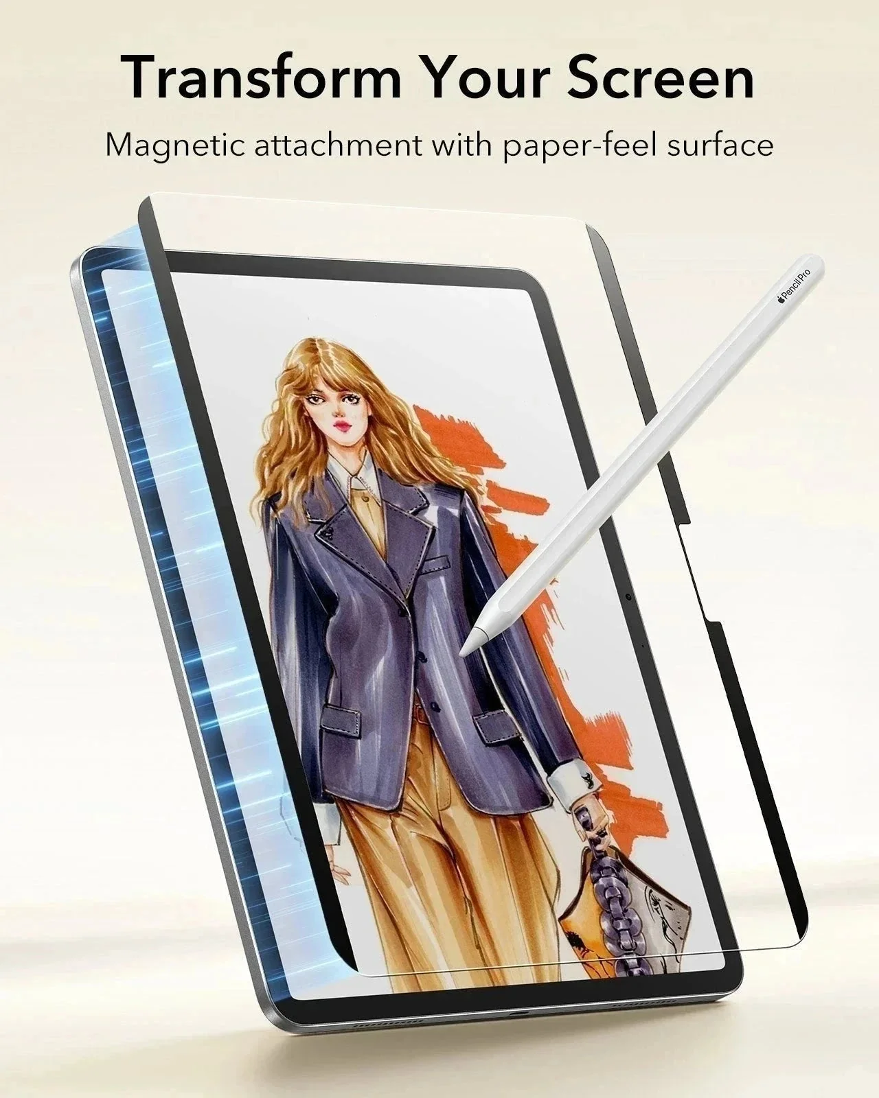 iPad Air 11” (2025) Rebound Magnetic Keyboard Case 360 Protection Paper-Feel Bundle-UK Layout-Black - Image 22