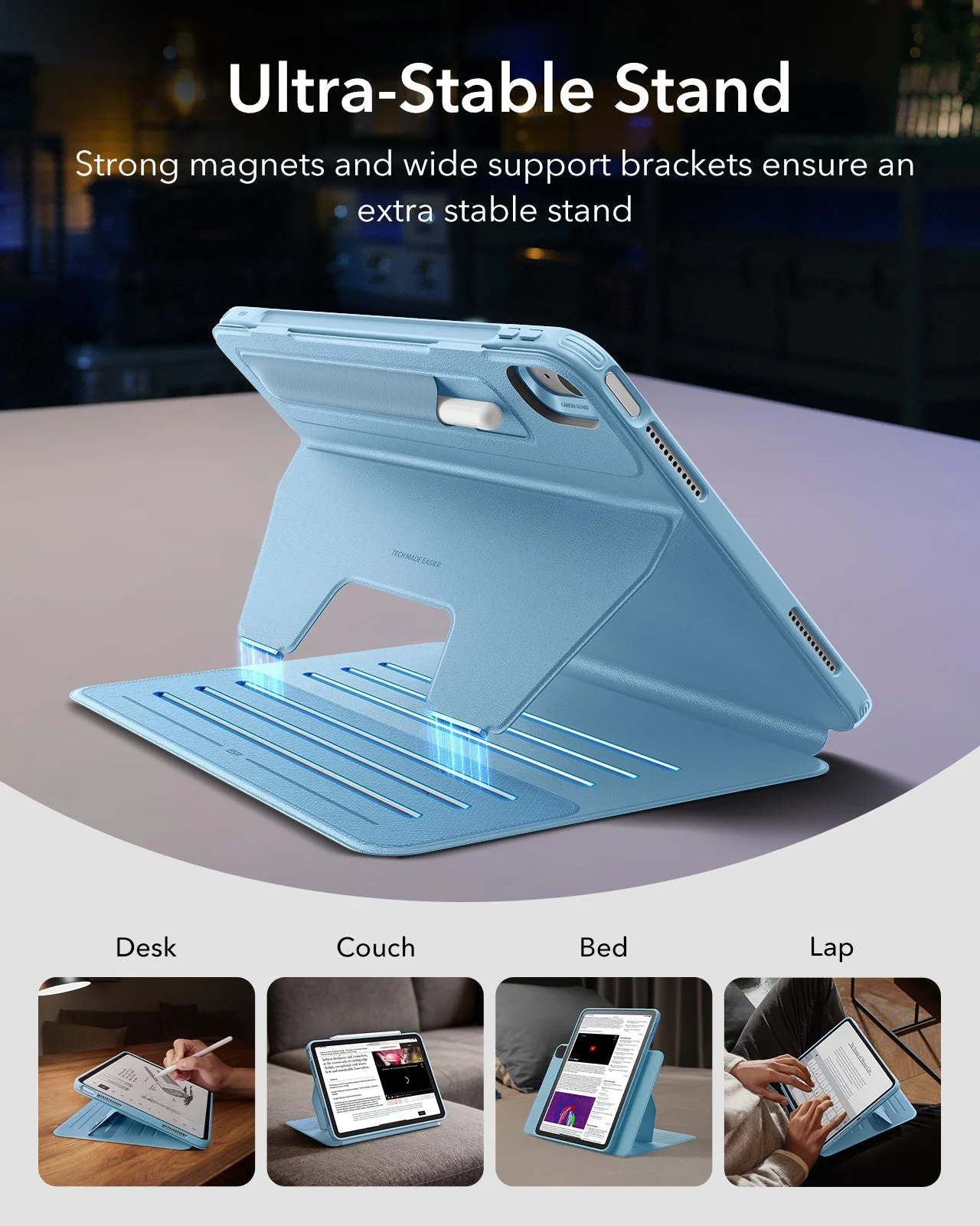 iPad Air 13ʺ (2024) Shift Magnetic Case - Blue - Image 4
