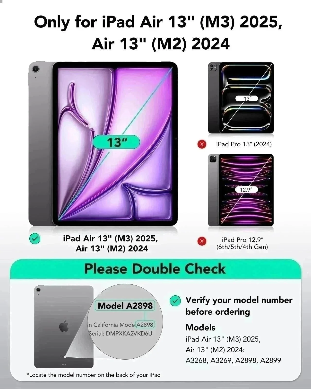 iPad Air 13" (2025) Paper-Feel Screen Protector - 2 Pack - Image 2