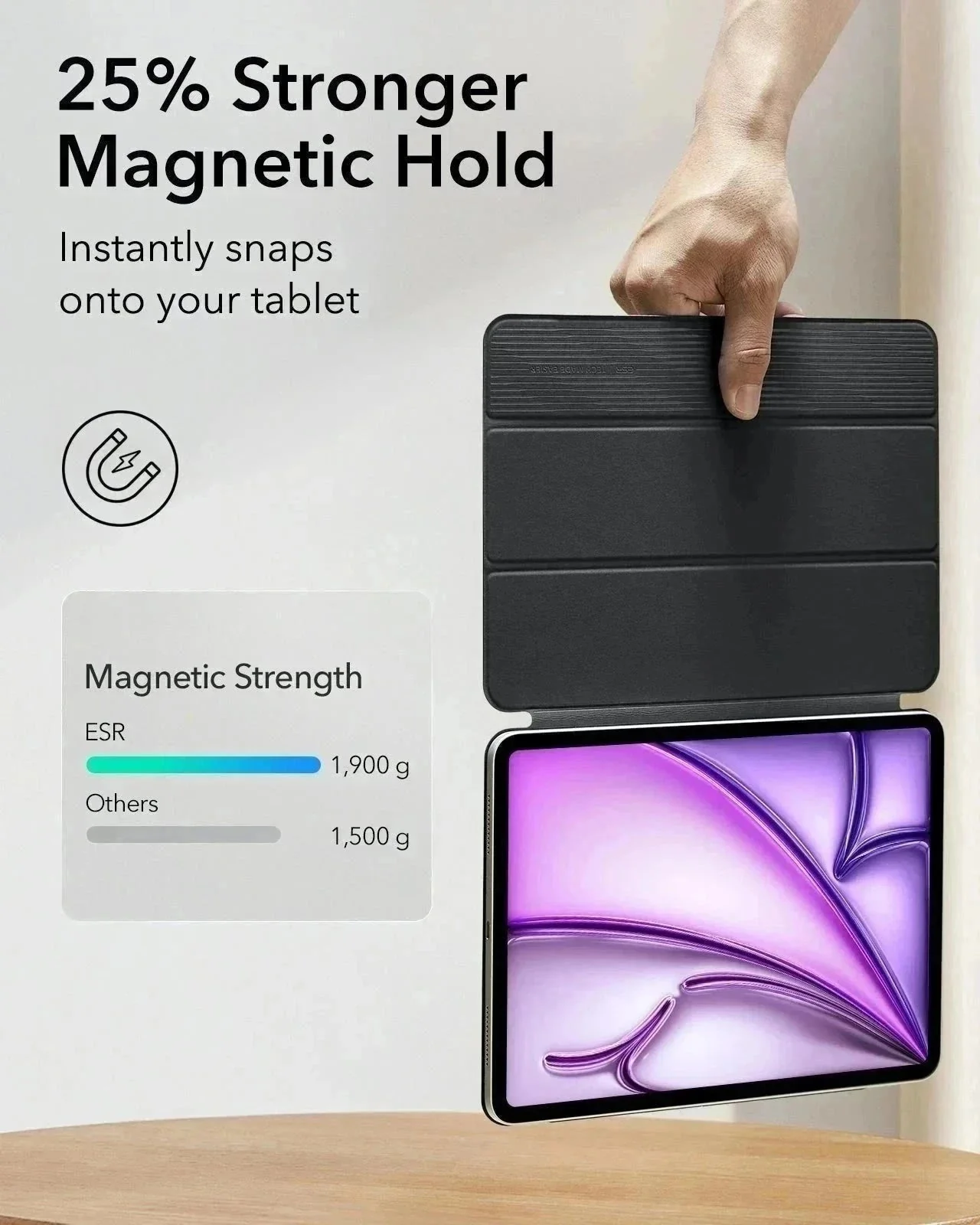 iPad Air 13" (2025) Rebound Magnetic Case - Purple - Image 4