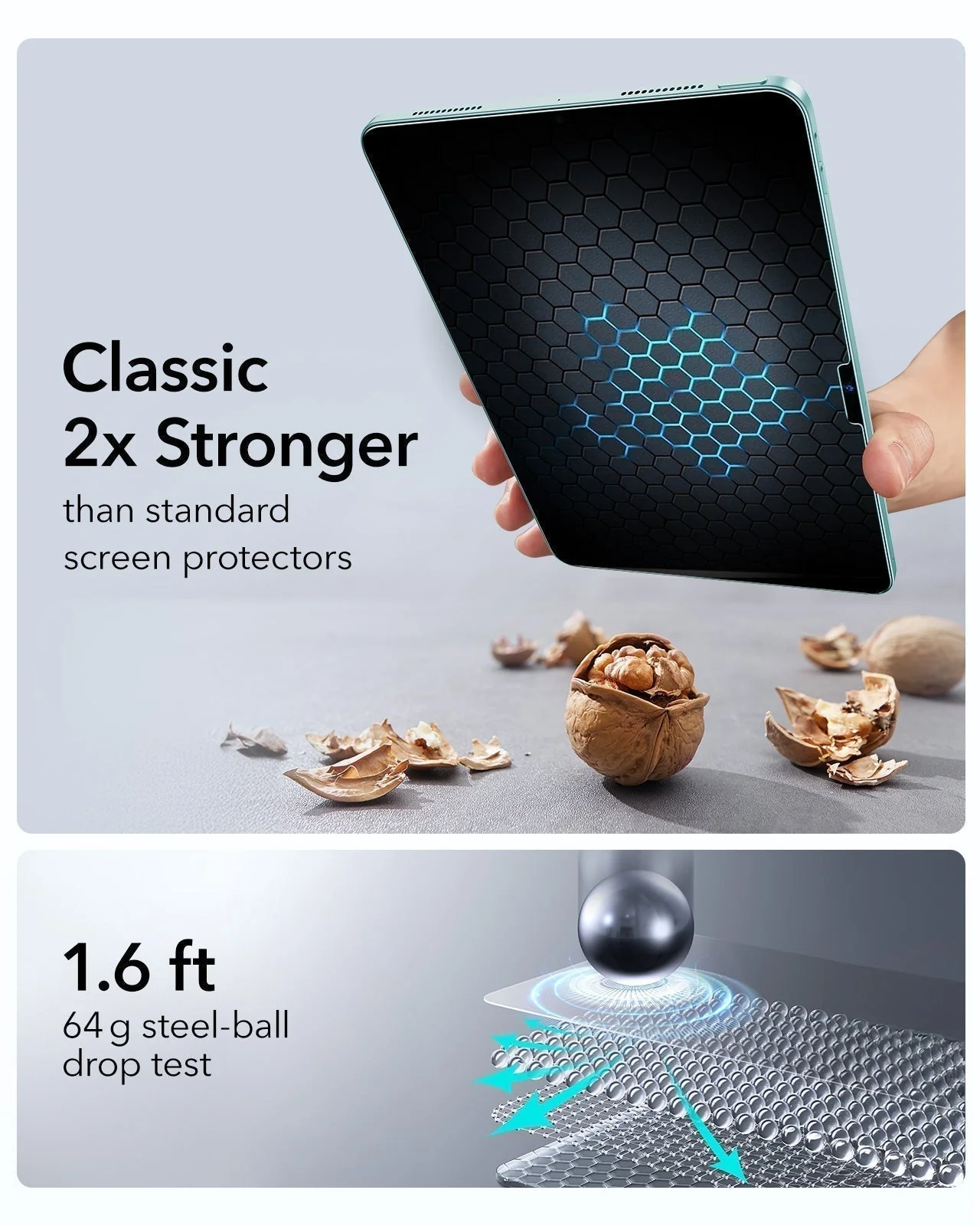 iPad Air 13” (2025) Rebound Magnetic Keyboard Case 360 Protection Paper-Feel Bundle - UK Layout-Black - Image 14