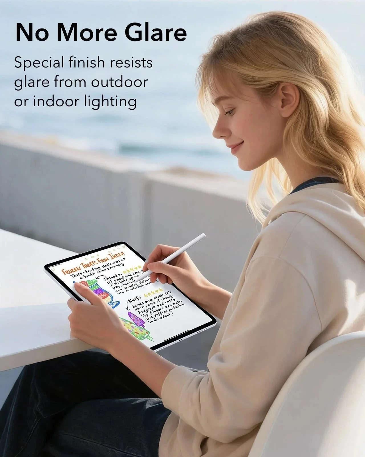 iPad Air 13" (2024) UltraFit Classic Paper-Feel Screen Protector – 2 Pack - Image 9