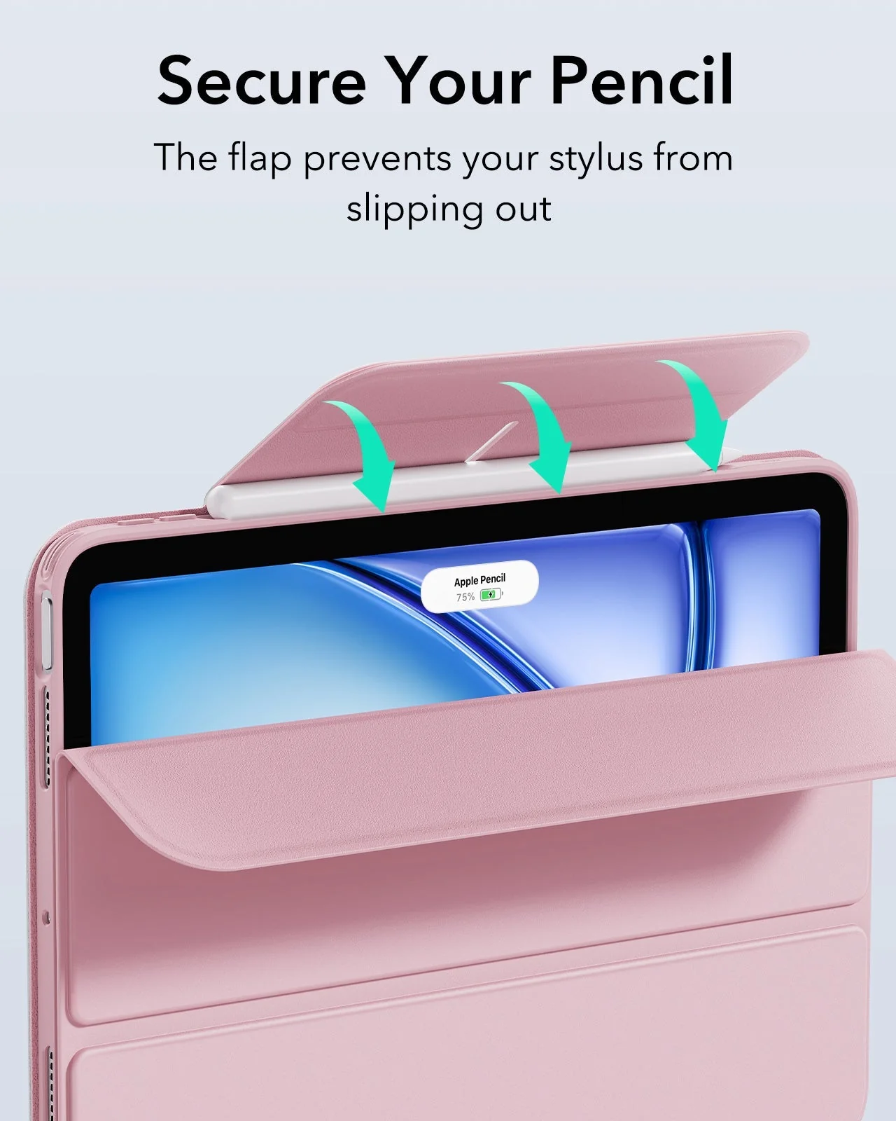 iPad Air 11ʺ (2024), Air 10.9ʺ (5th/4th Gen) Rebound Hybrid Case 360 - Pink - Image 8
