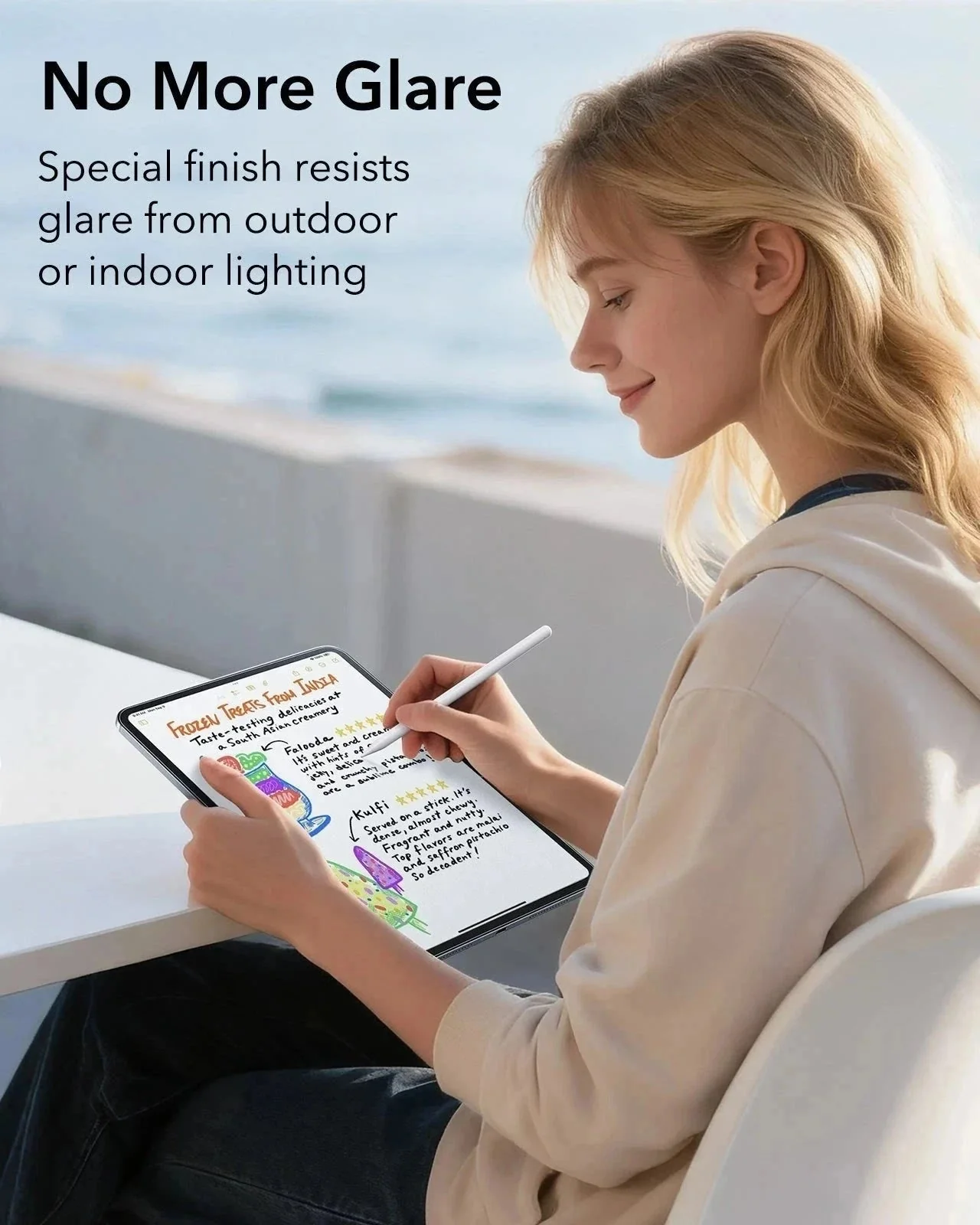 iPad Pro 11" (M5) 2025 UltraFit Paper-Feel Screen Protector ā 2 Pack - Image 7