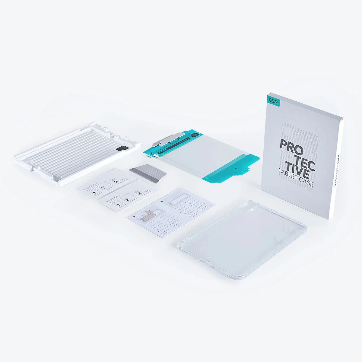 iPad Pro 13ʺ (2024) Classic Hybrid Protection Bundle - Clear Black - Image 2