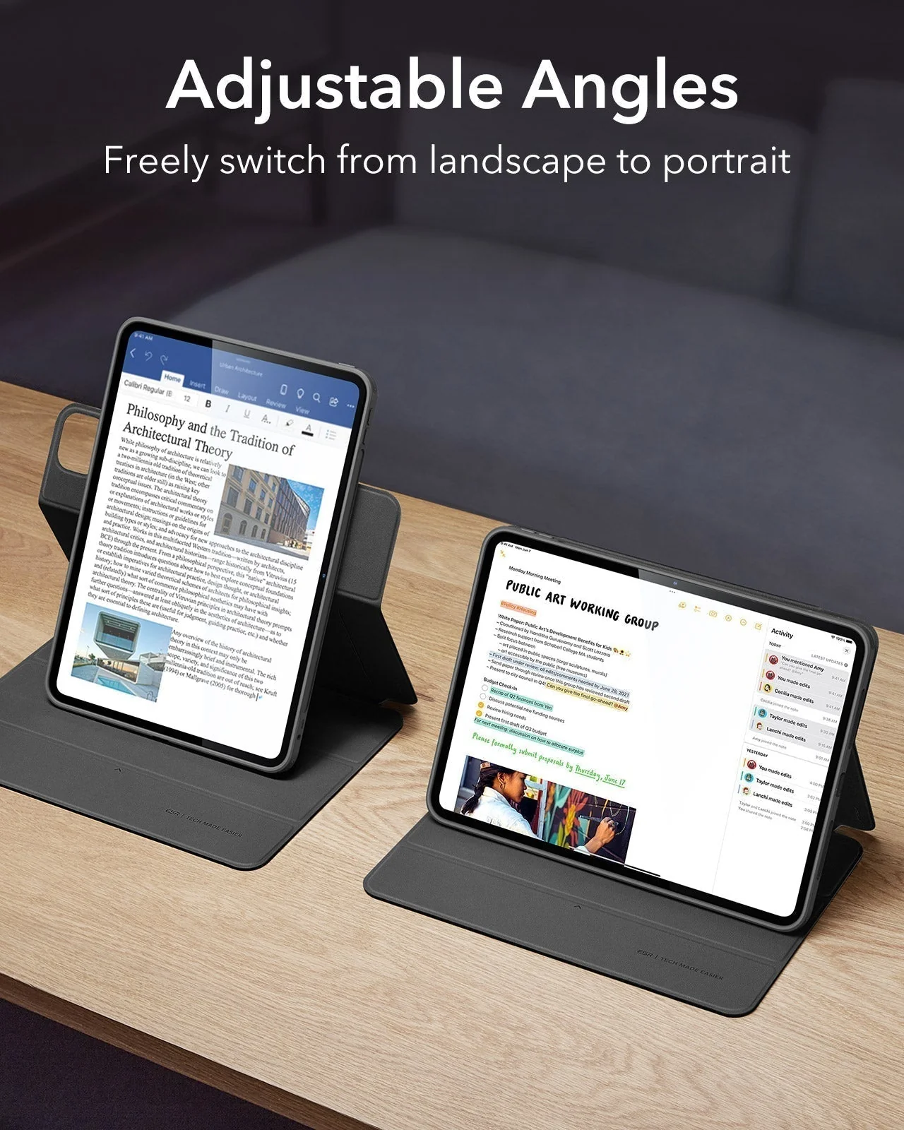 iPad Pro 13ʺ (2024) Rebound Hybrid Case 360 - Black - Image 5
