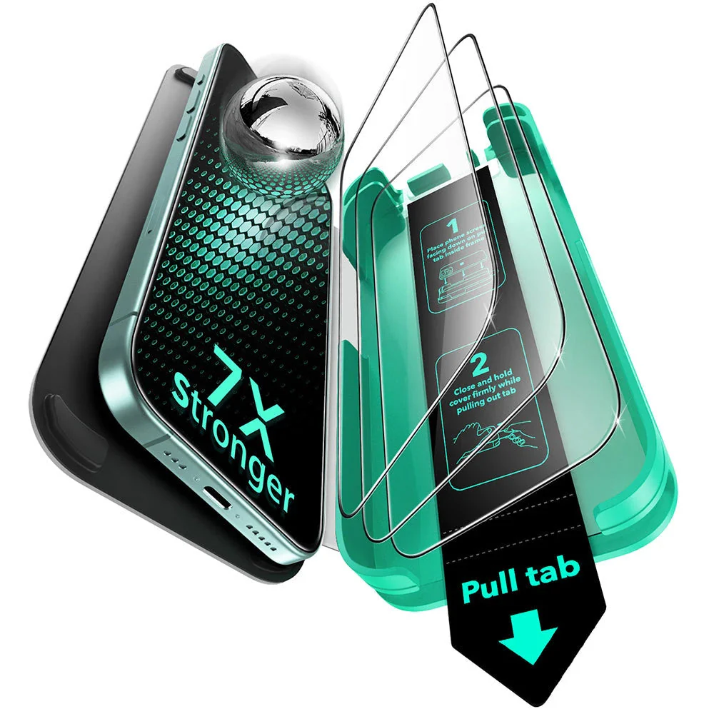 iPhone 16/15 Armorite Screen Protector - 3 Pack