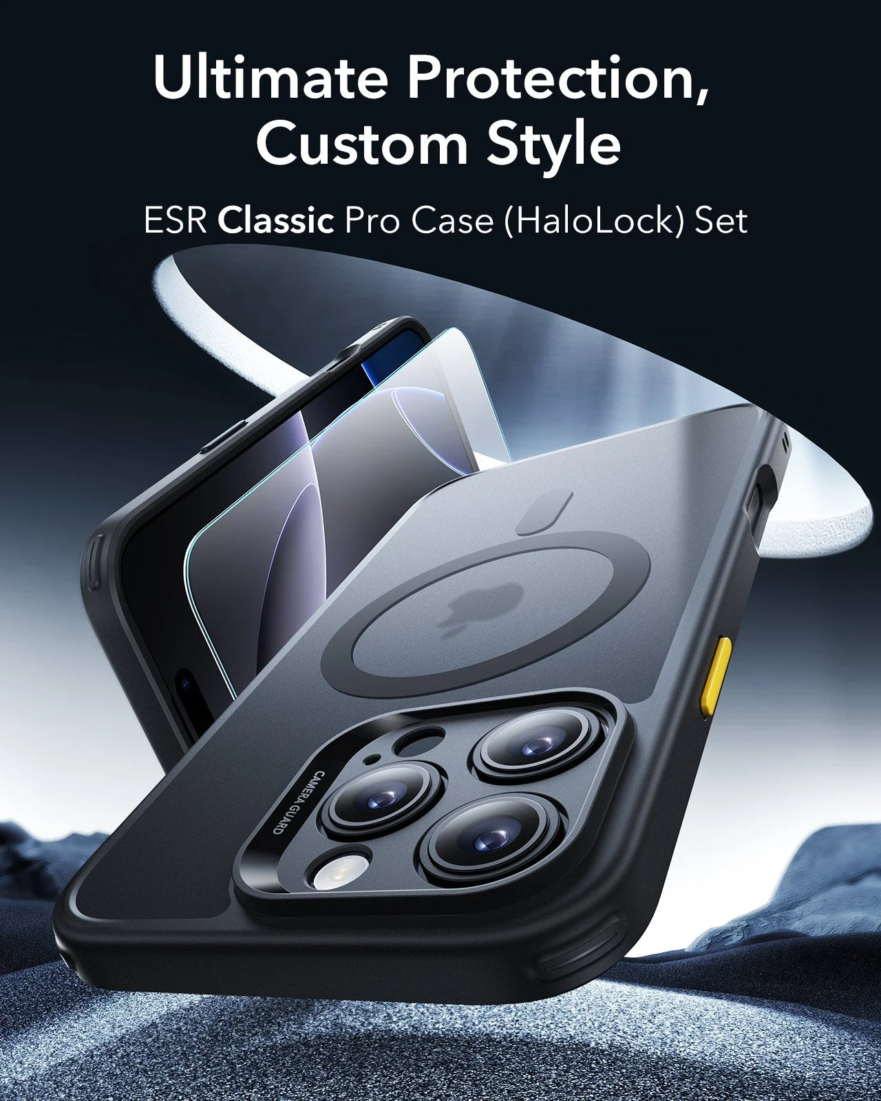 iPhone 16 Pro Classic Pro Case (HaloLock) Set - Clear - Image 2