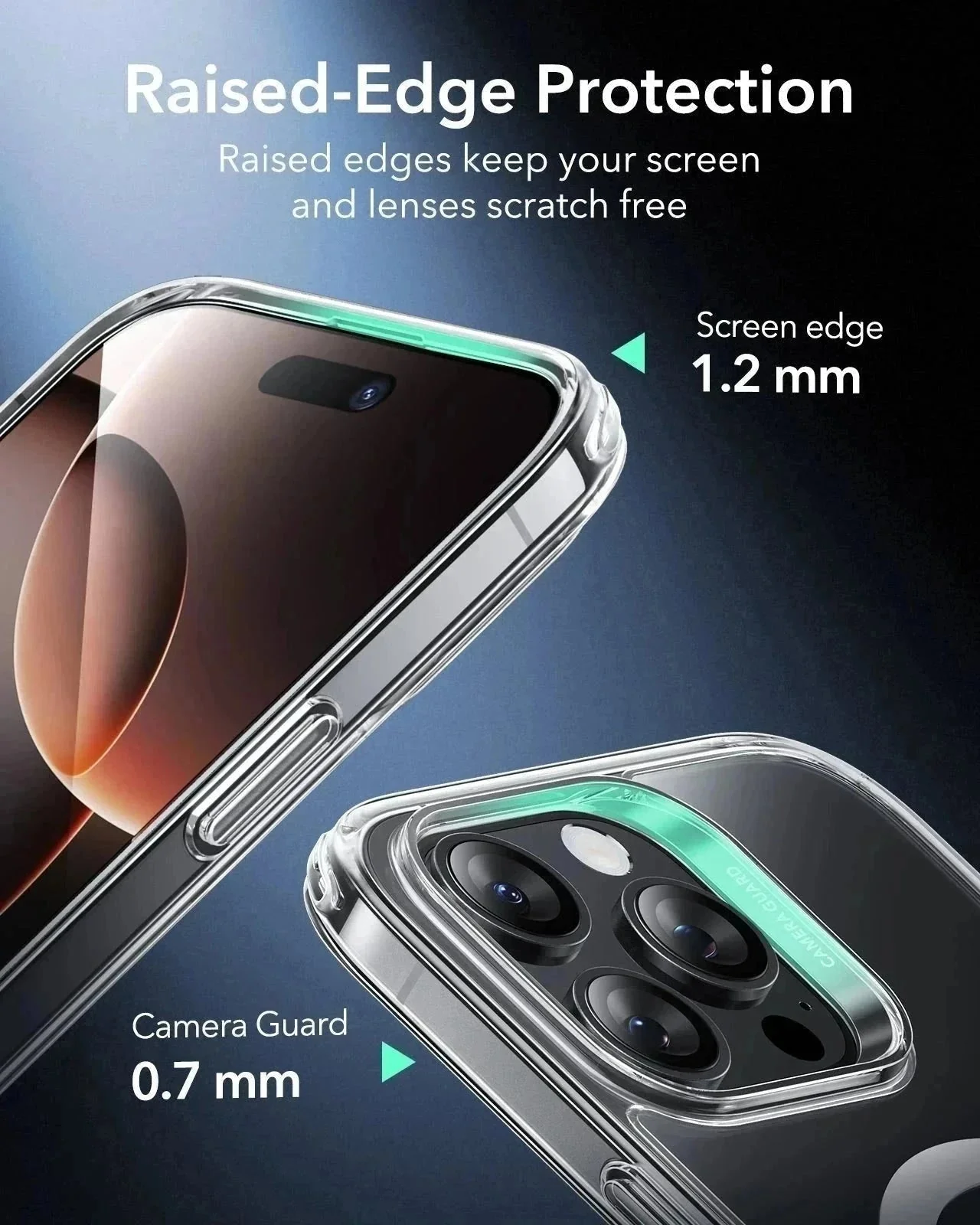 iPhone 16 Pro Max HaloLock Classic Hybrid Case (Camera Control) - Frosted Clear - Image 8