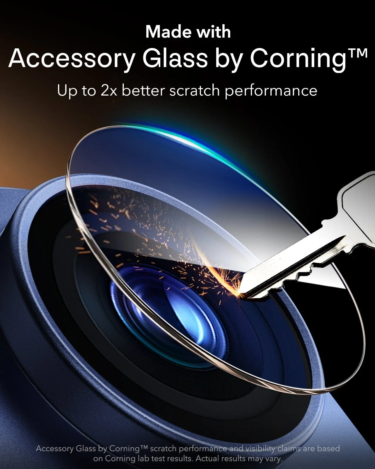 iPhone 17 Pro Max Bundle ArmoriteĀ® Pro Privacy Screen Protector and Camera Lens Protector (Full Coverage) - Dark Blue - Image 9