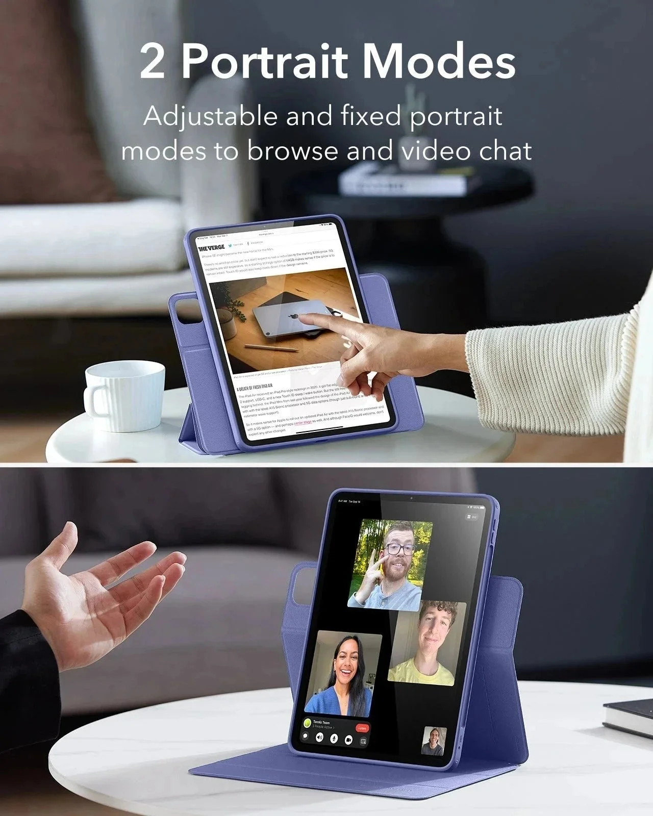 iPad Pro 11ʺ (2025) Rebound Hybrid Case 360 - Lavender - Image 6