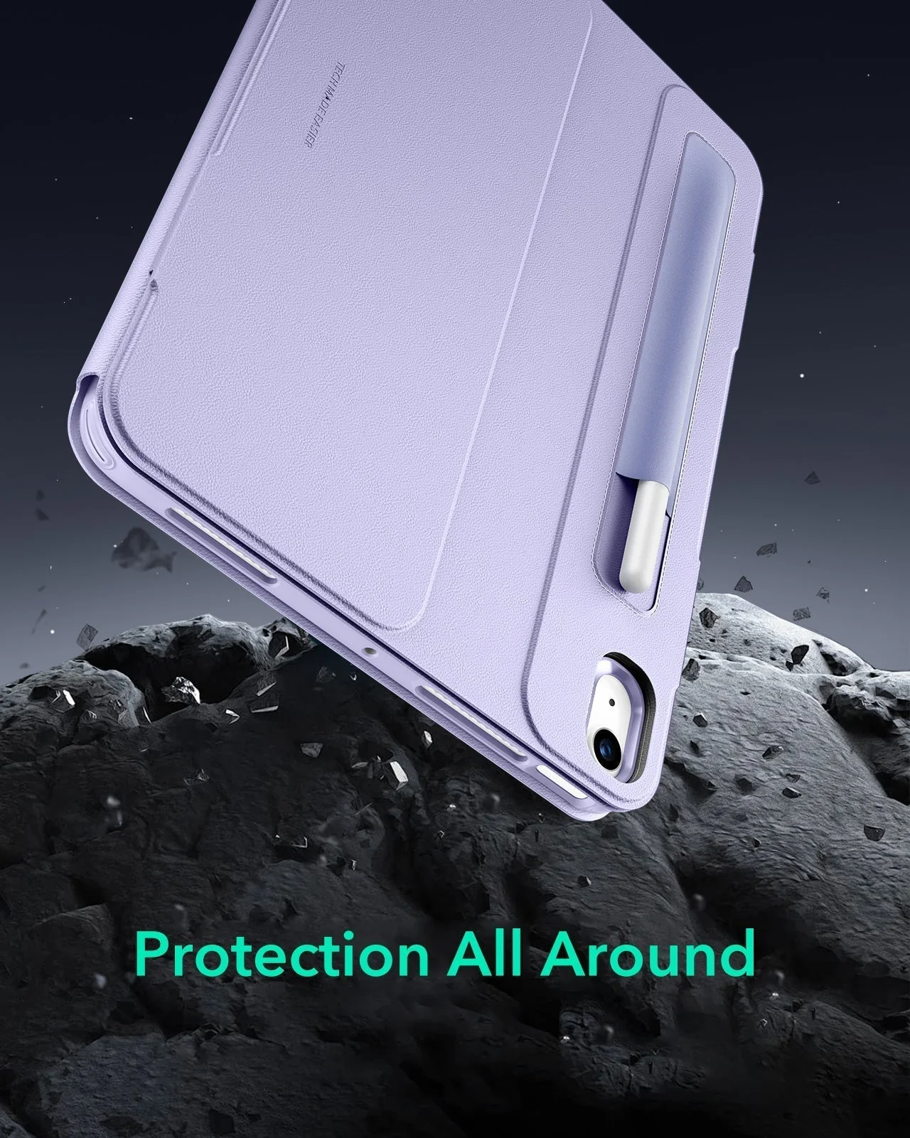iPad Air 11" (M3) 2025 Bundle Shift Magnetic Case & ArmoriteĀ® Protection - Light Purple - Image 8