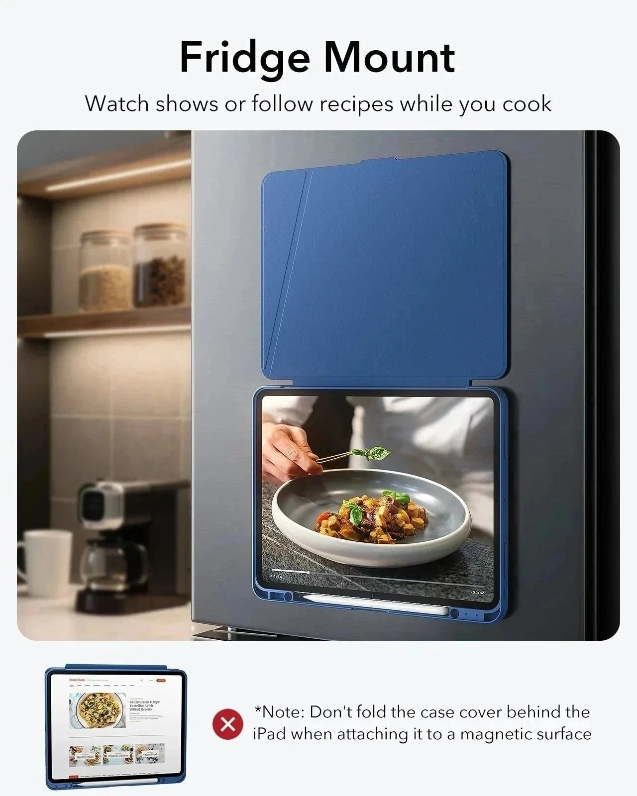 iPad Pro 11ʺ (2025) Flip Magnetic Protection Bundle - Navy Blue - Image 7