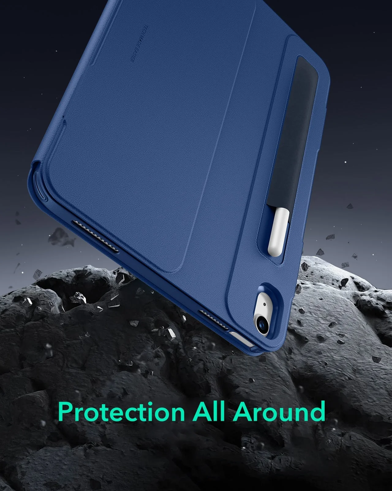 iPad 11" (A16) 2025 Bundle Shift Magnetic Case & Armorite® Paper-Feel Protection - Navy Blue - Image 8