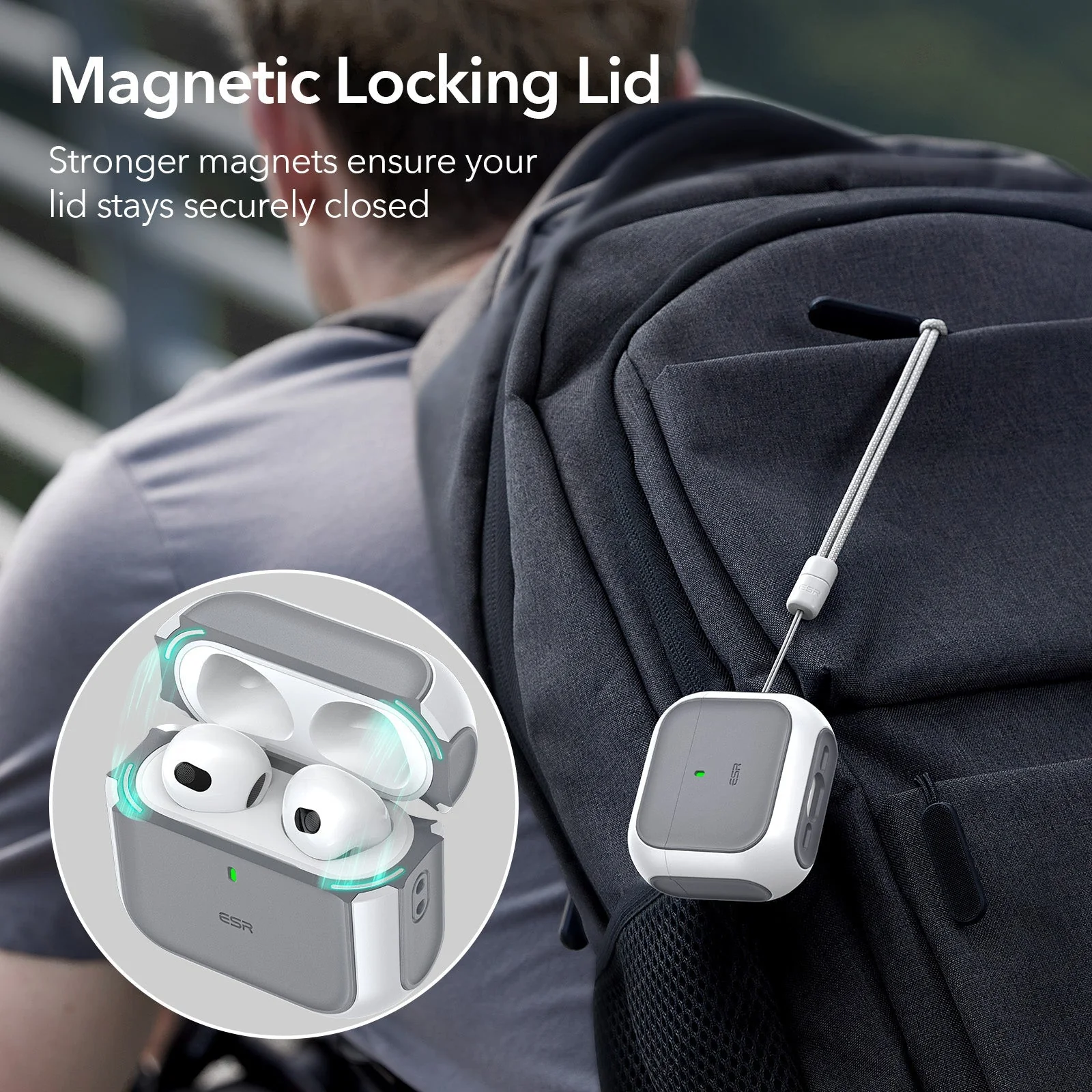 Orbit Hybrid Everyday-Carry Bundle for AirPods 4 - Pink - Image 4