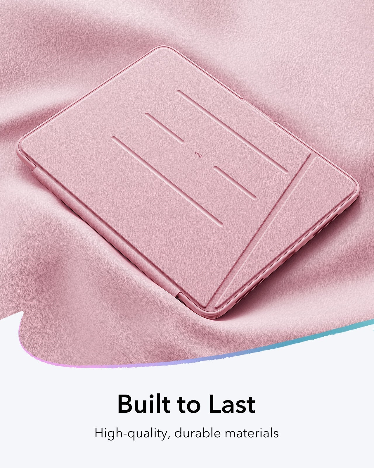 iPad Air 13" (M4) 2026 Bundle Flip Magnetic Case with Pencil Holder & Armorite® Protection - Pink - Image 10