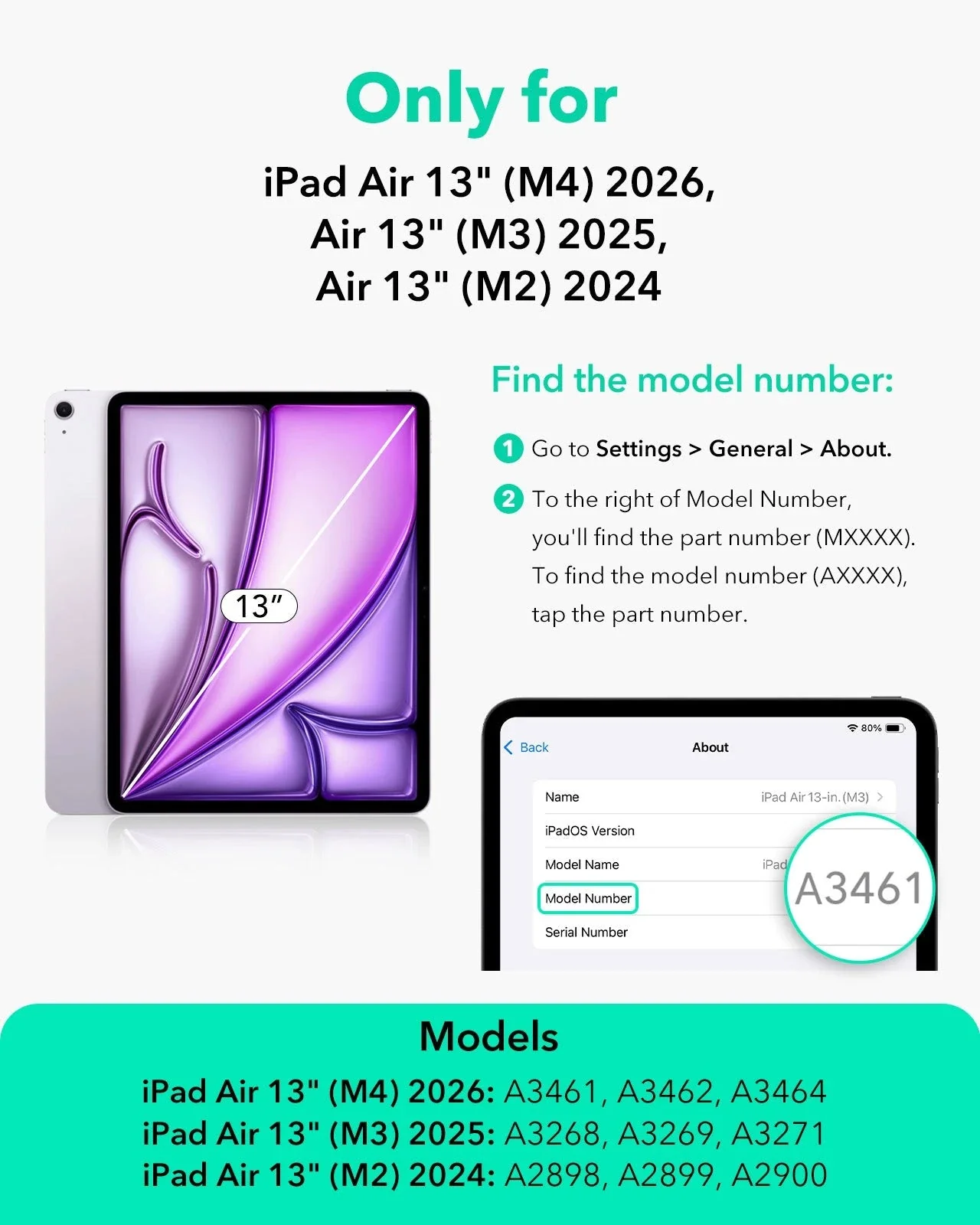 iPad Air 13" (M4) 2026 Bundle Flip Magnetic Case with Pencil Holder, Paper-Feel Magnetic & Armorite® Protection - Pink - Image 3
