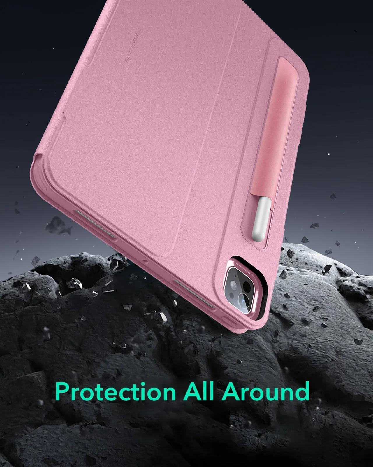 iPad Pro 13" (2025) Bundle Shift Magnetic Case & Armorite® Paper-Feel Protection - Pink - Image 8