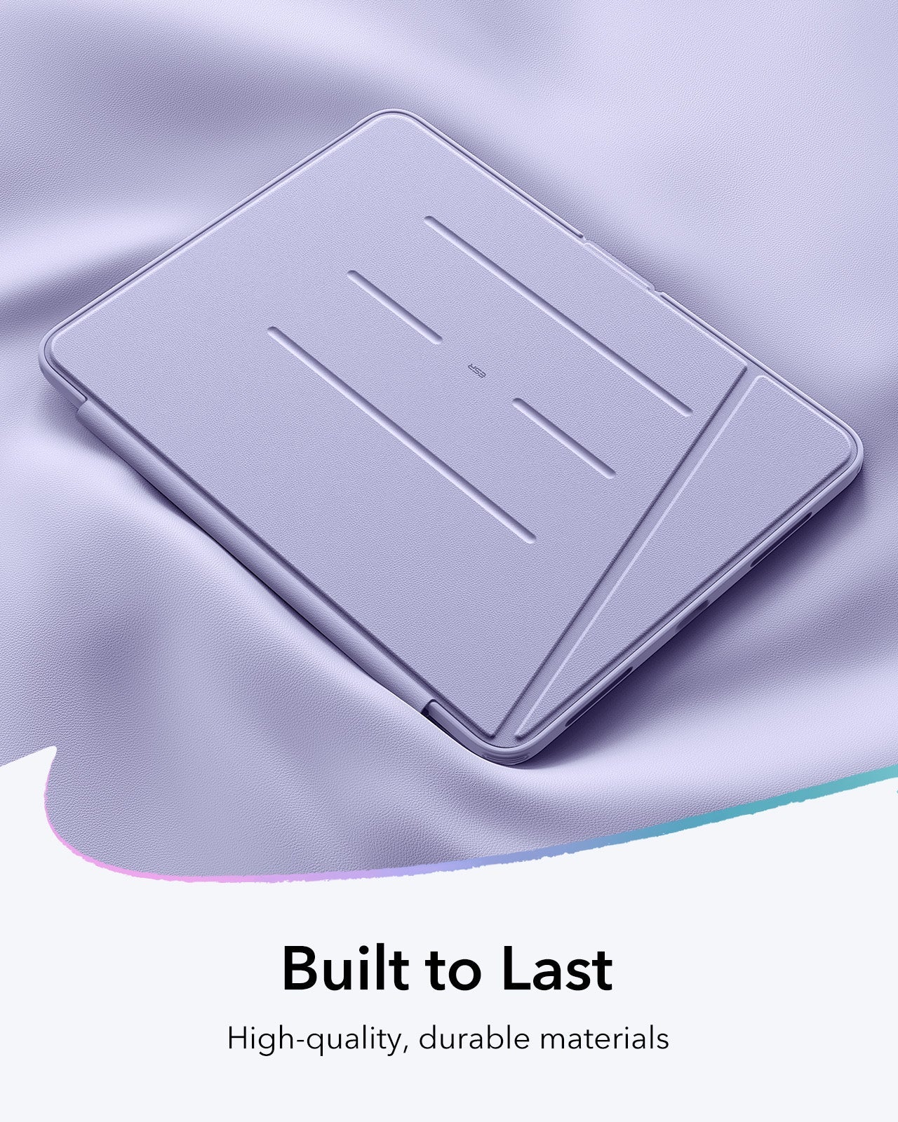 iPad Air 13" (M4) 2026 Bundle Flip Magnetic Case with Pencil Holder & Armorite® Paper-Feel Protection - Purple - Image 10