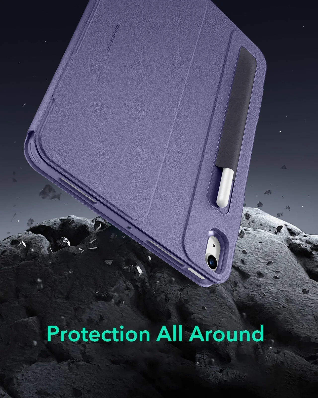 iPad Air 11" (M4) 2026 Bundle Shift Magnetic Case, Papel-Feel Magnetic & ArmoriteĀ® Protection - Purple - Image 8