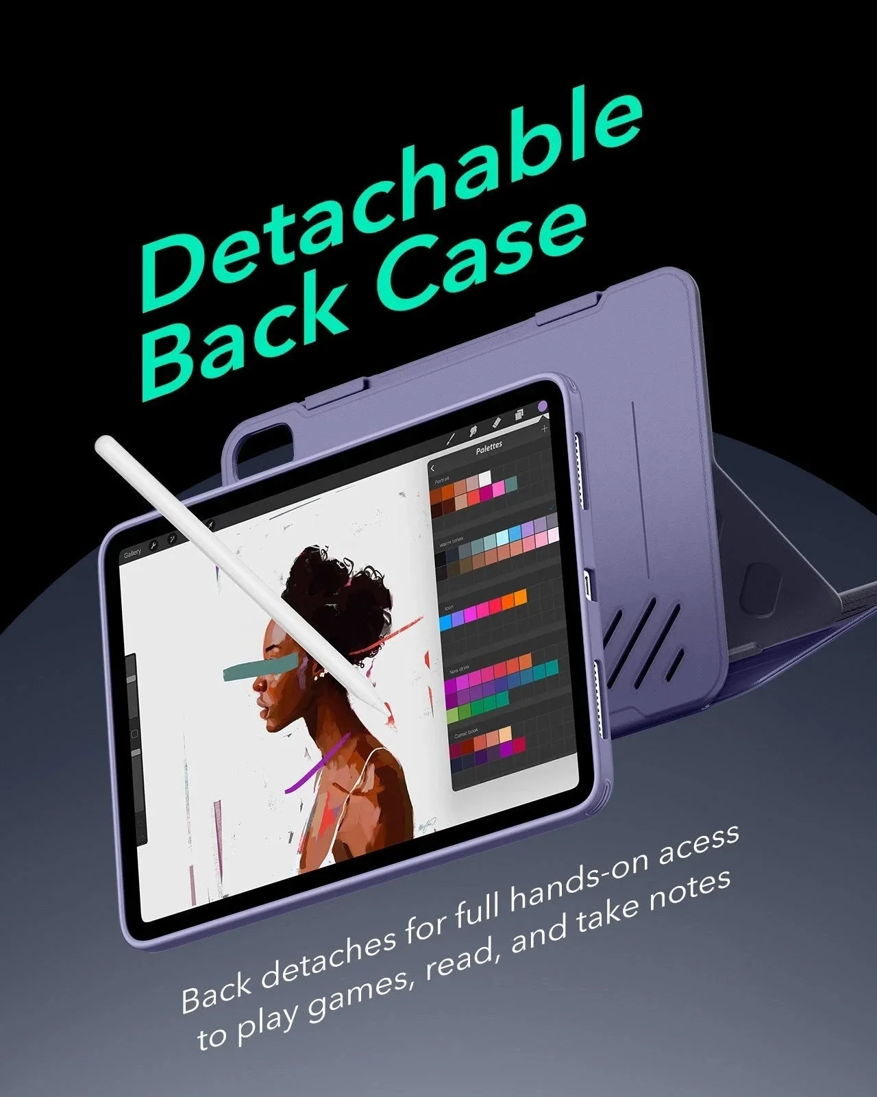 iPad Air 13" (M4) 2026 Shift Magnetic Case - Purple - Image 5
