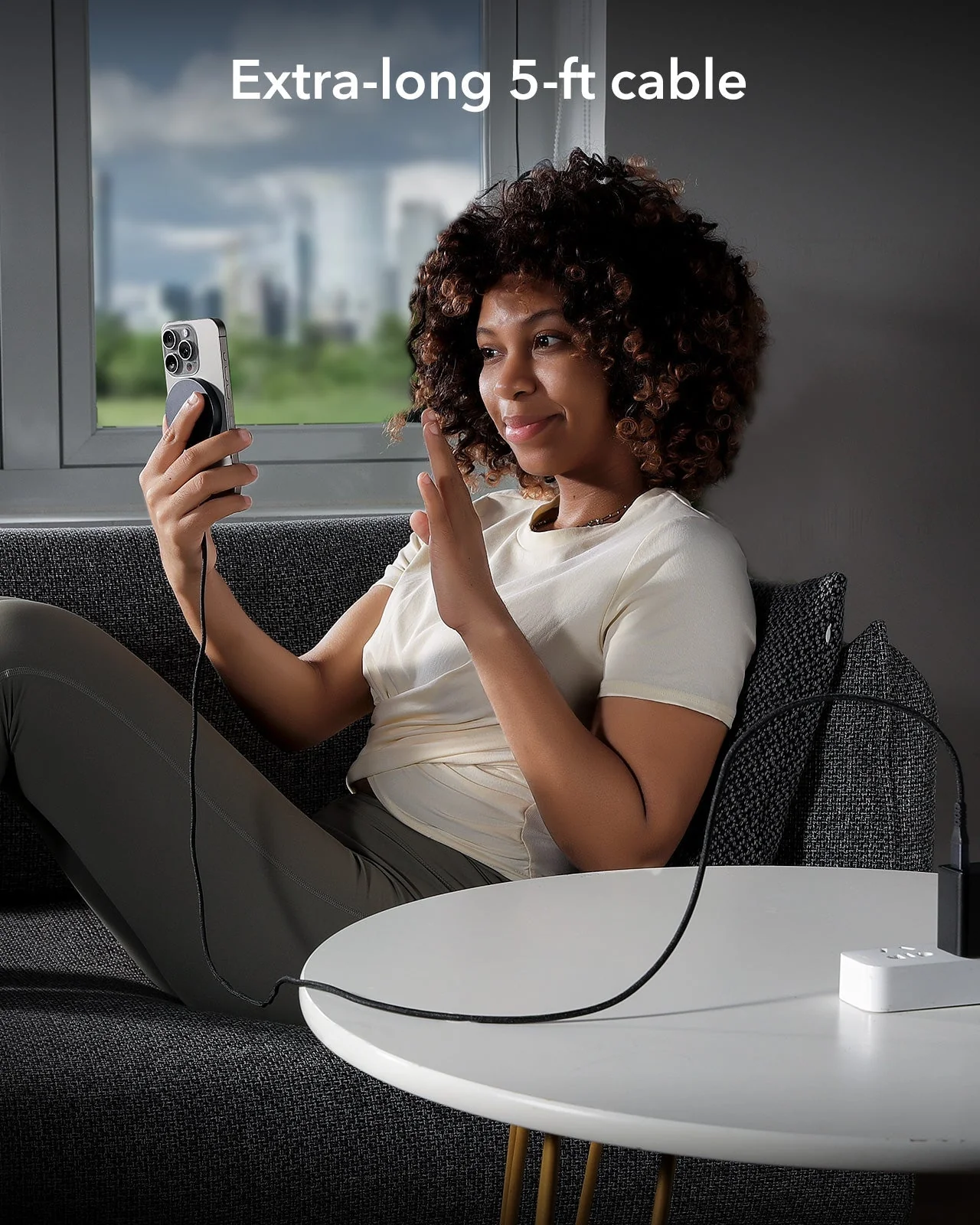 Magnetic Charging Pad (15W) - Silver - 2 Sets - Image 6
