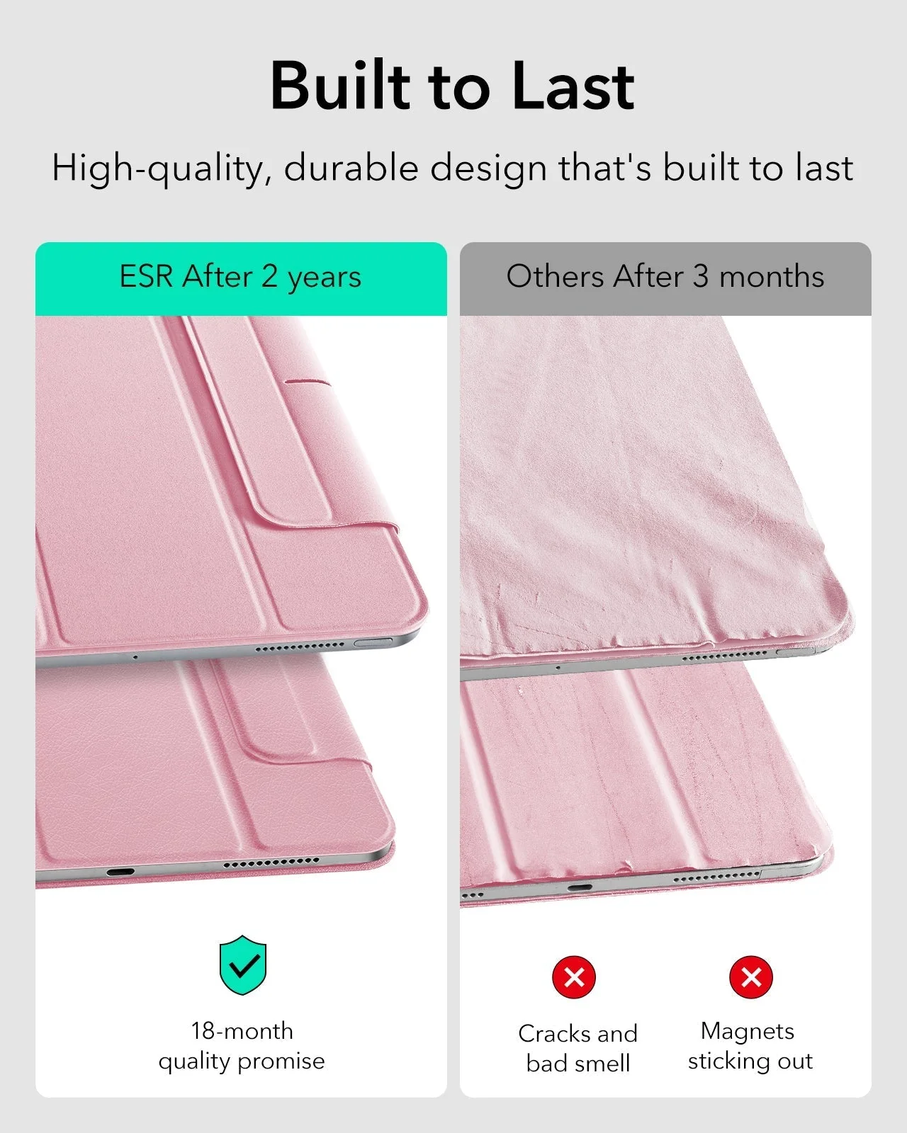 iPad Pro 13" (2025) Rebound Magnetic Case - Pink - Image 5