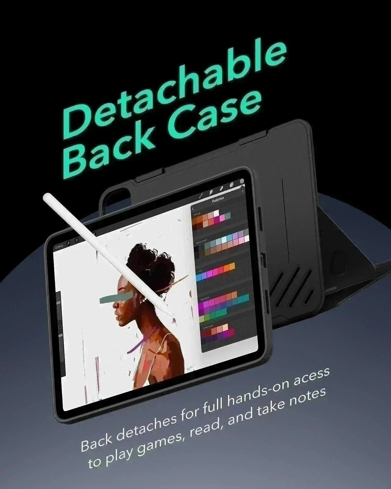 iPad Pro 11″ (2024) Shift Magnetic Case with Pencil Bundle - Titanium - Image 8