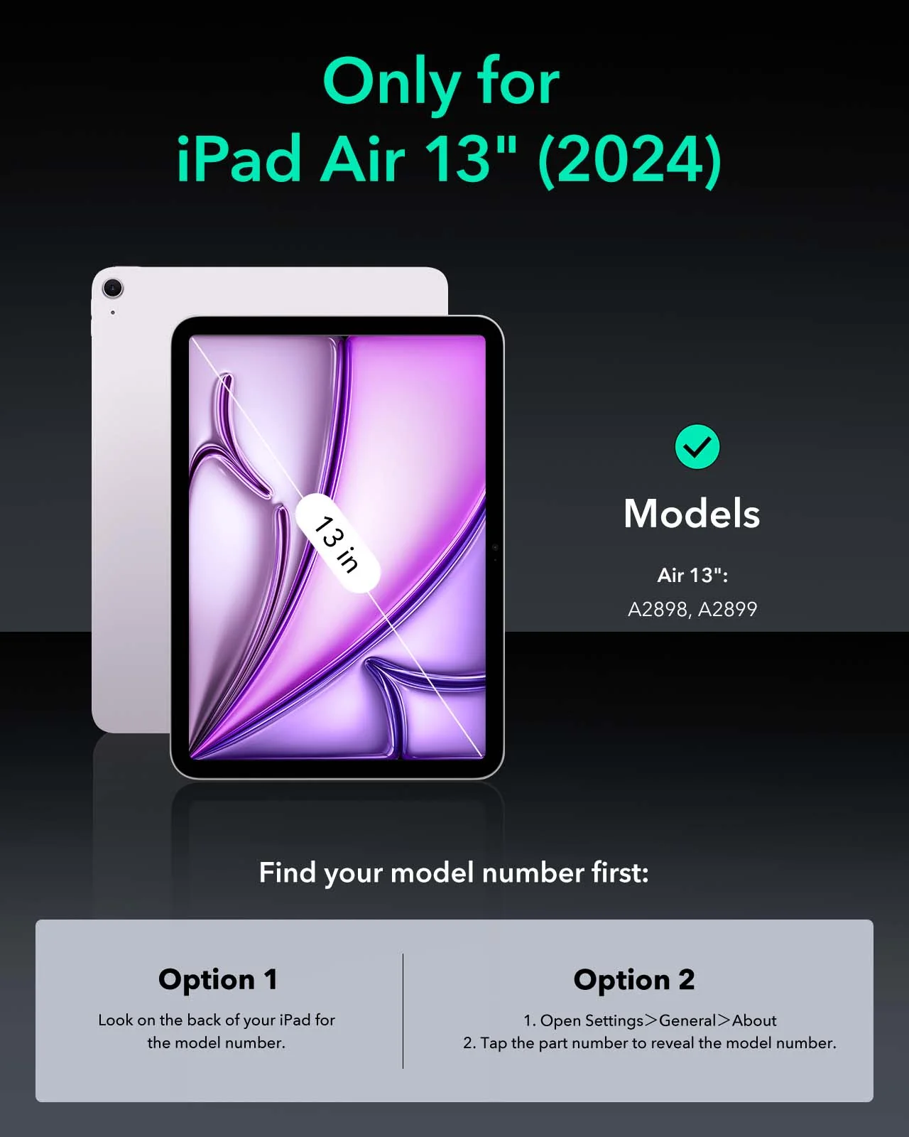 iPad Air 13" (M2) 2024 Bundle Shift Magnetic Case with Geo Digital Pencil - Lavender - Image 2
